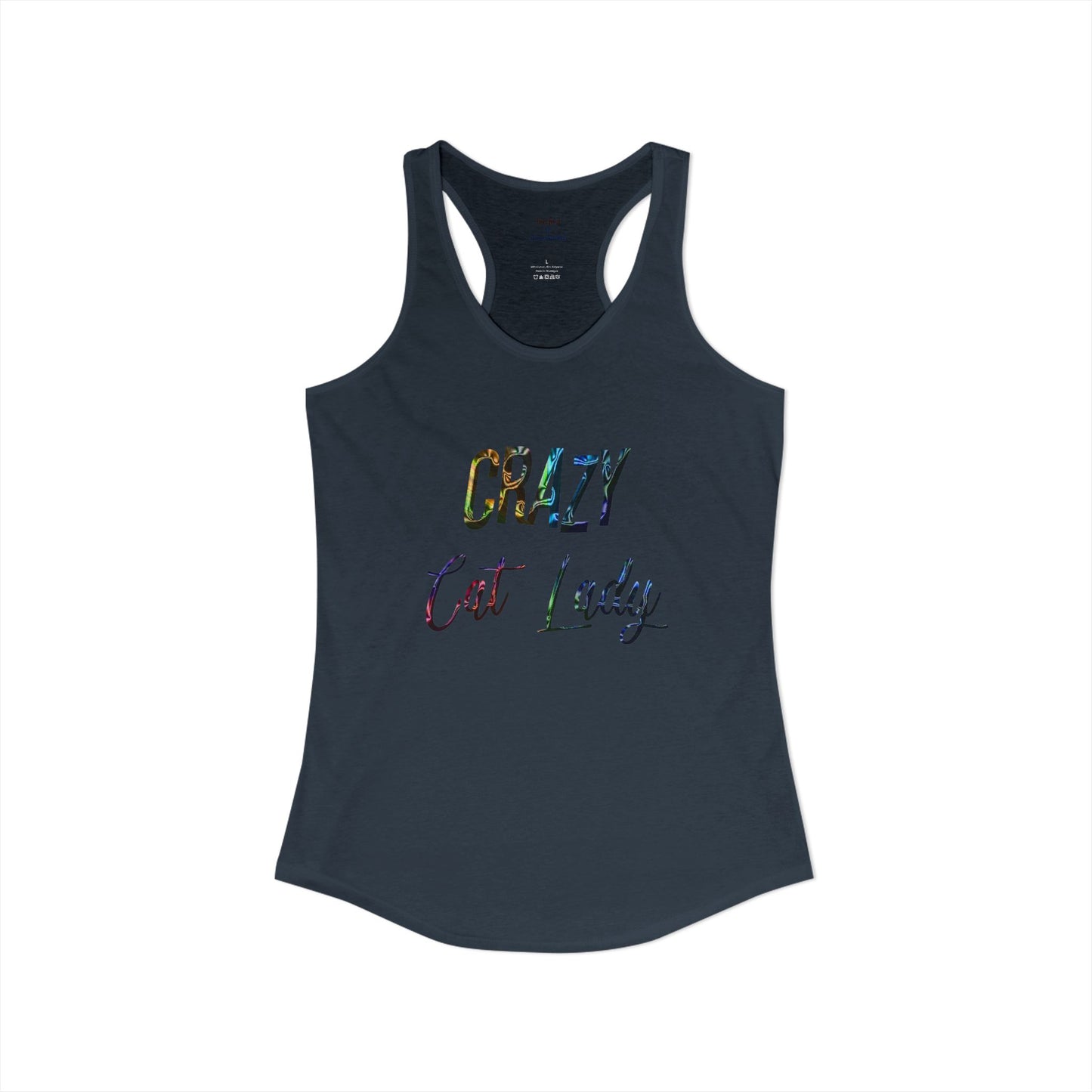 Crazy Cat Lady Racerback Tank