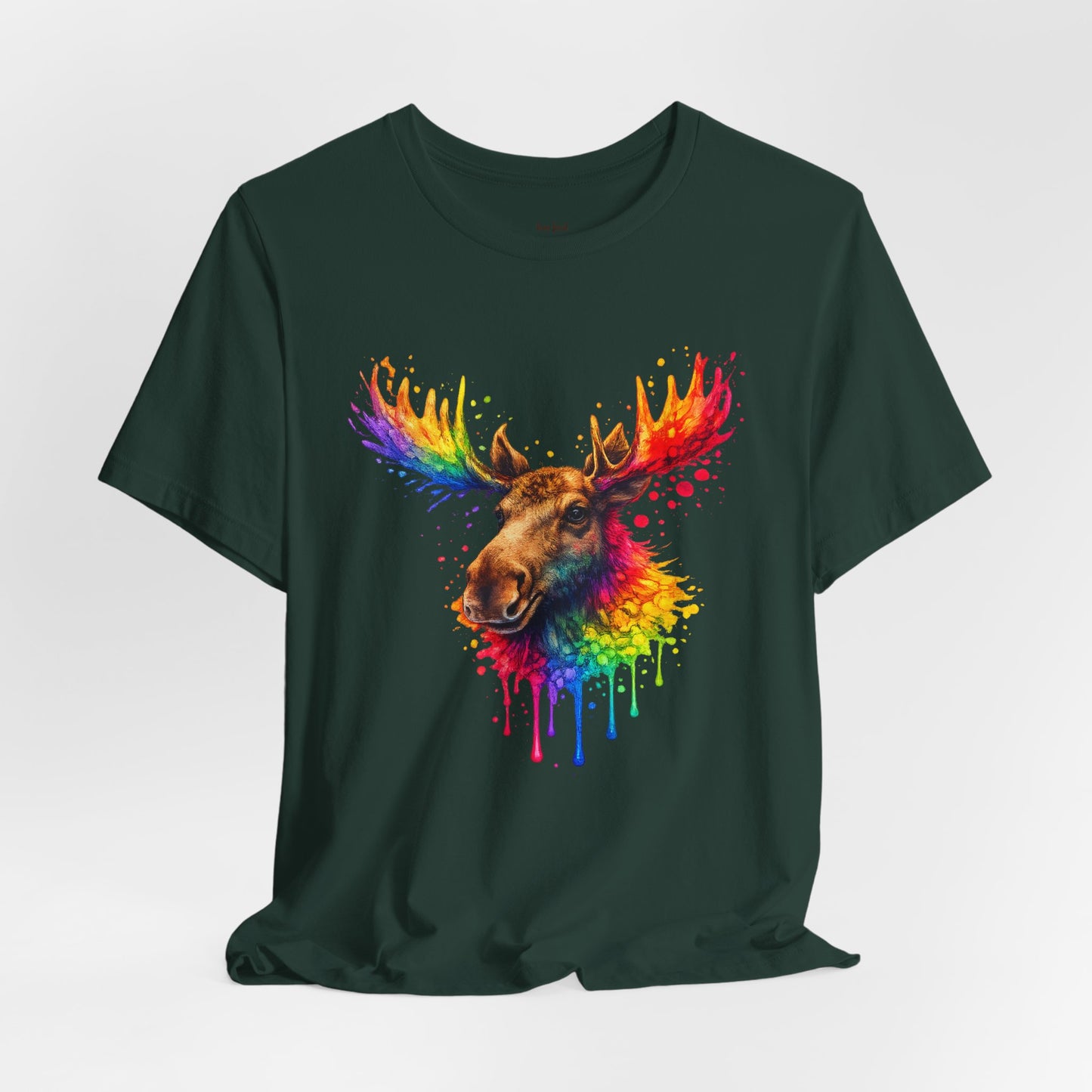 Watercolor Wildlife Moose T-Shirt