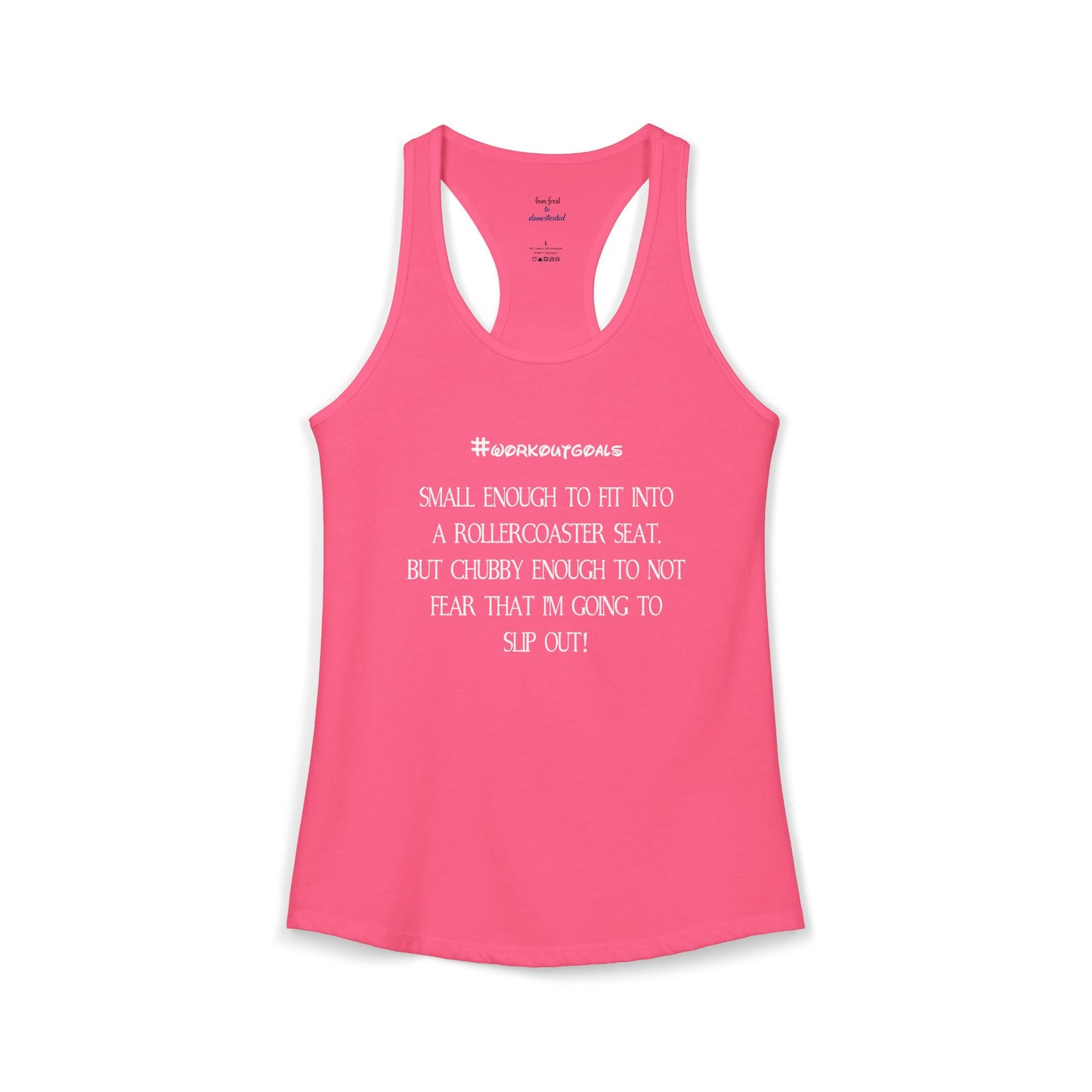Workout Goals Racerback Tank