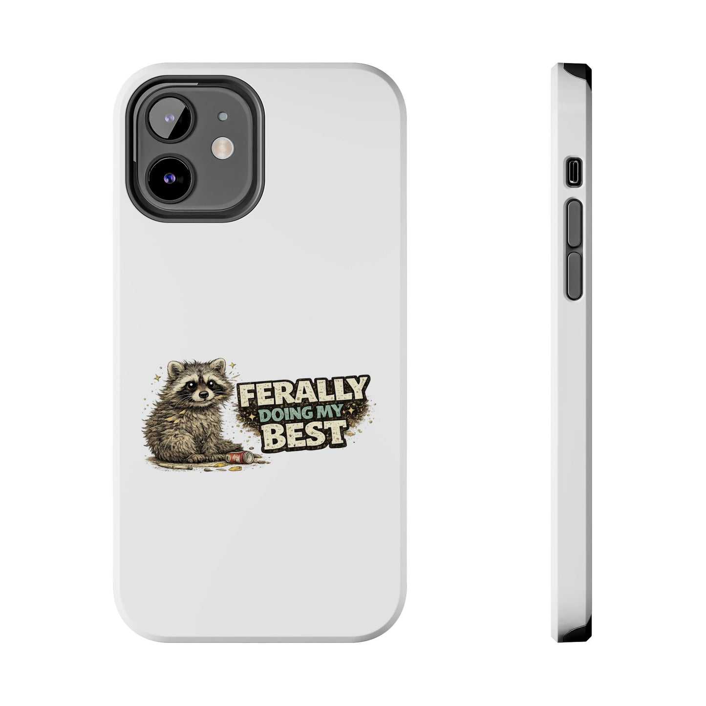 Ferally Raccoon Phone Case — Tough & Cute Protective Phone Cover