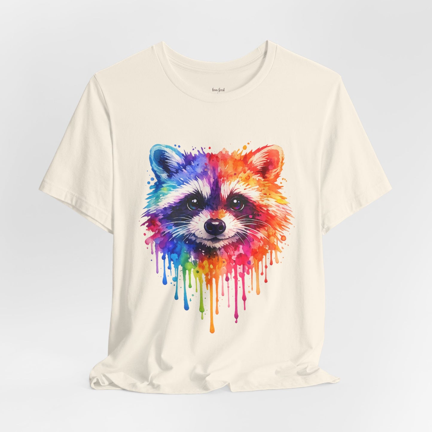 Watercolor Wildlife Raccoon T-Shirt
