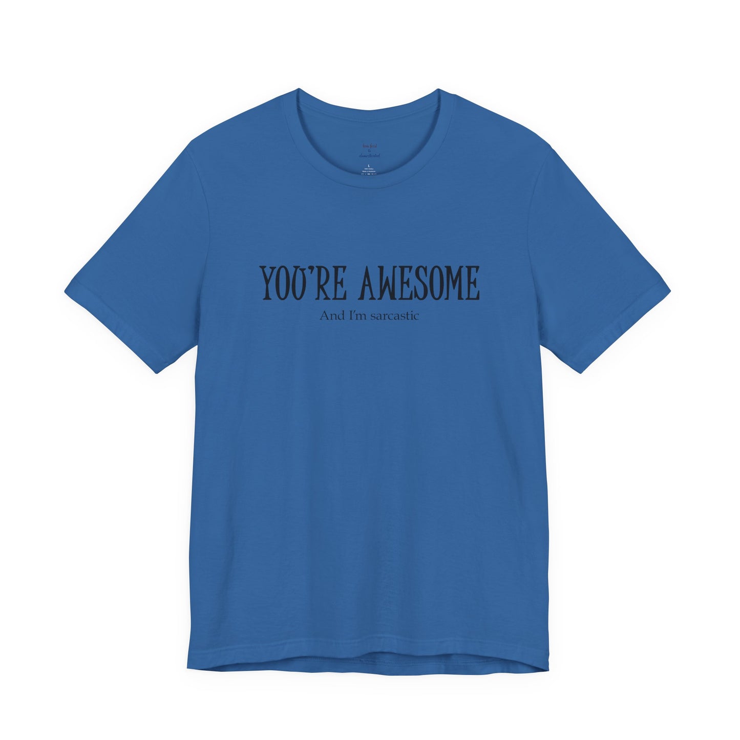 You're Awesome (And I'm Sarcastic) T-Shirt