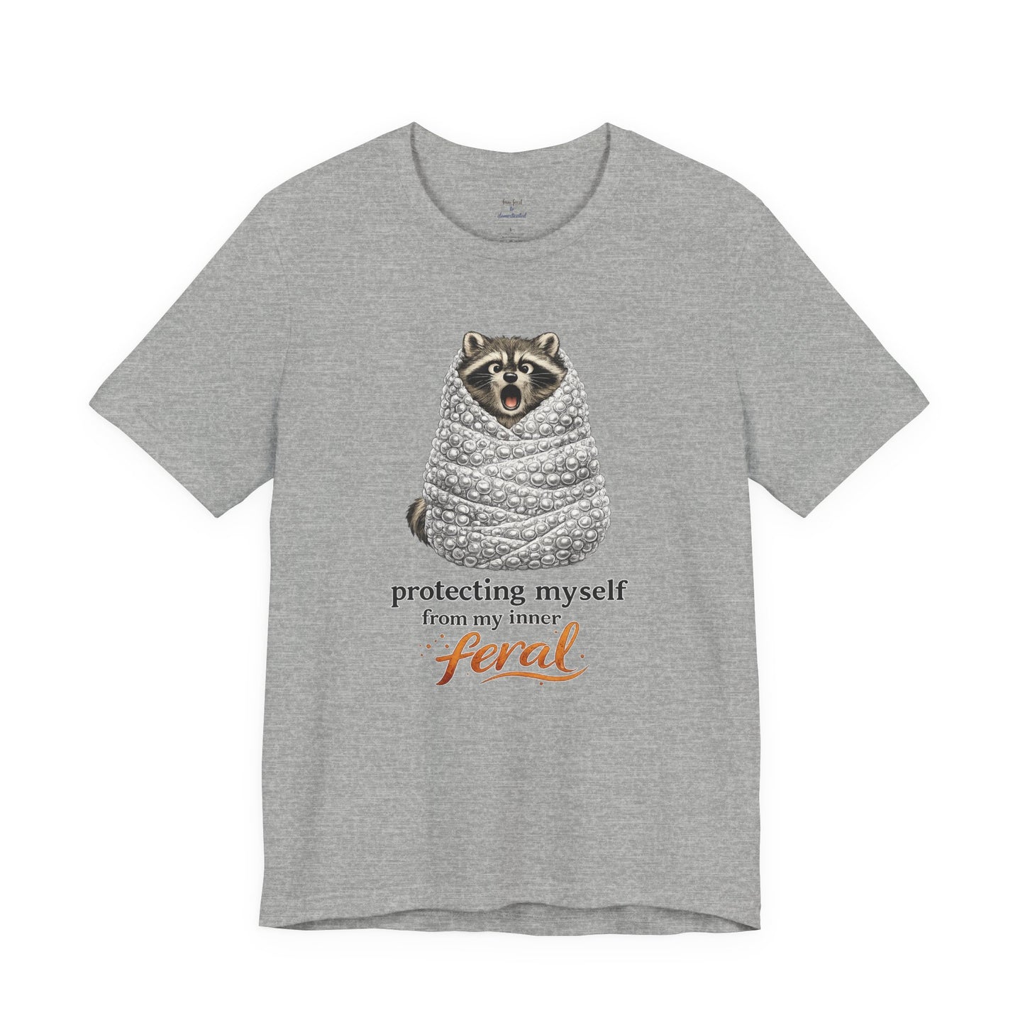 Bubble Wrapped Raccoon T-shirt
