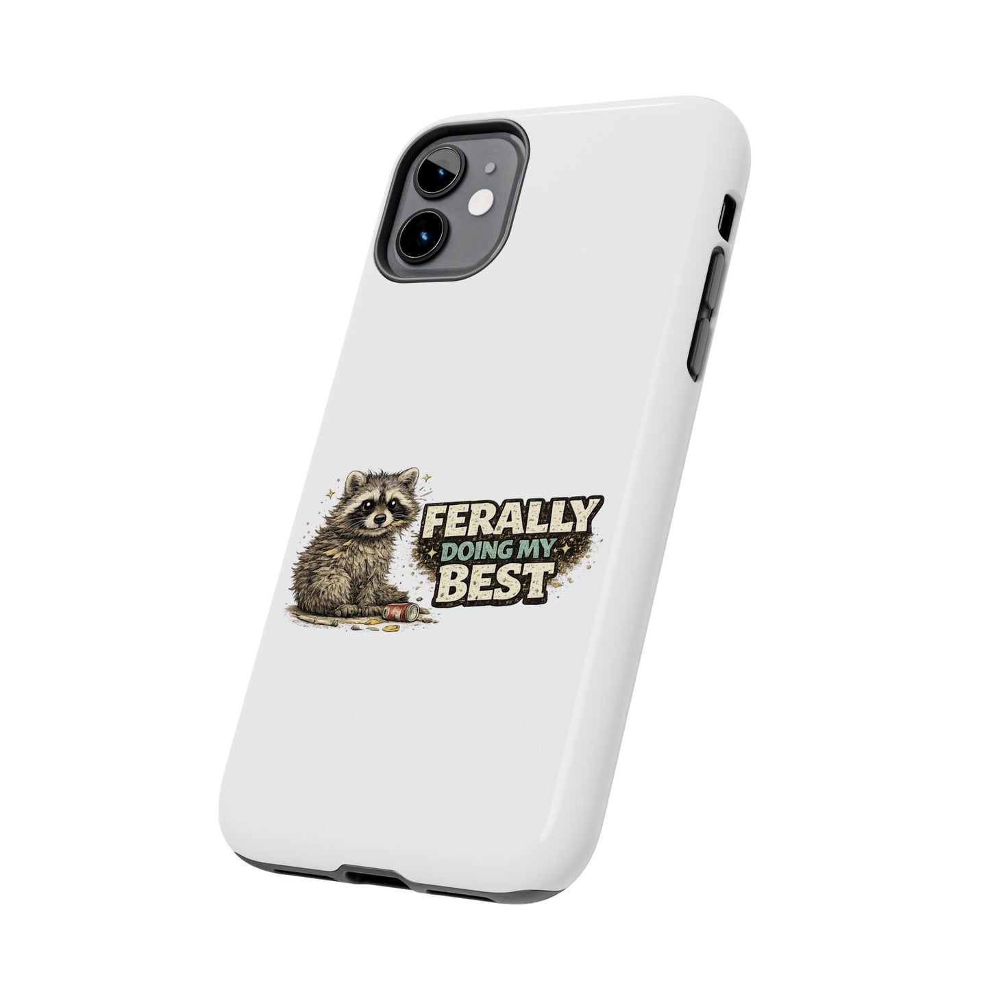 Ferally Raccoon Phone Case — Tough & Cute Protective Phone Cover