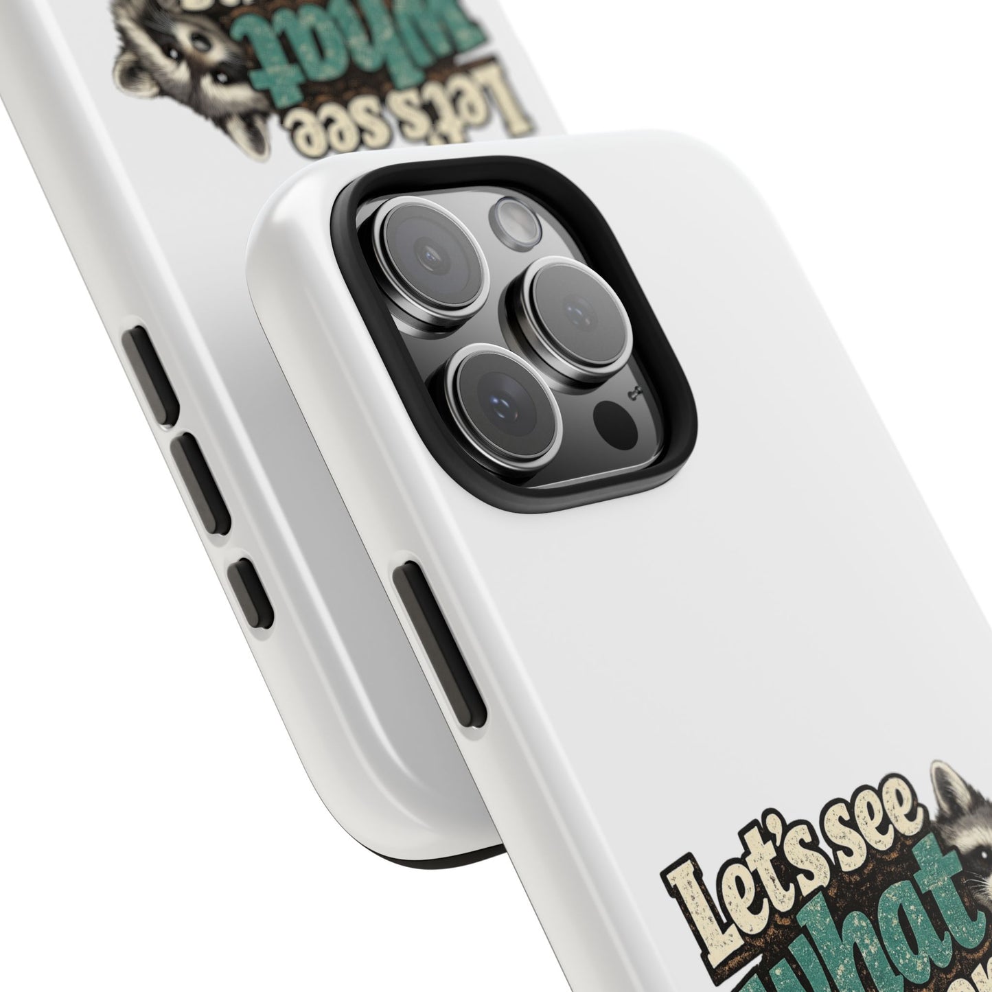 Peek & See Raccoon Phone Case — Tough & Cute Protective Phone Cover