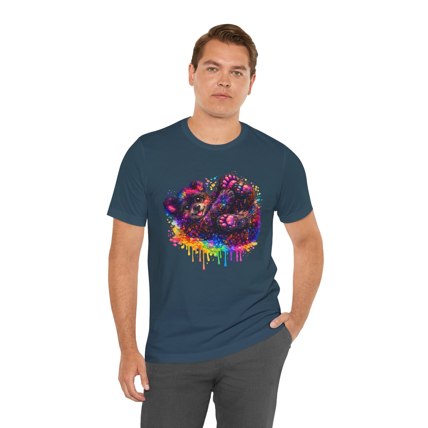 Watercolor Wildlife Bear Cub T-Shirt