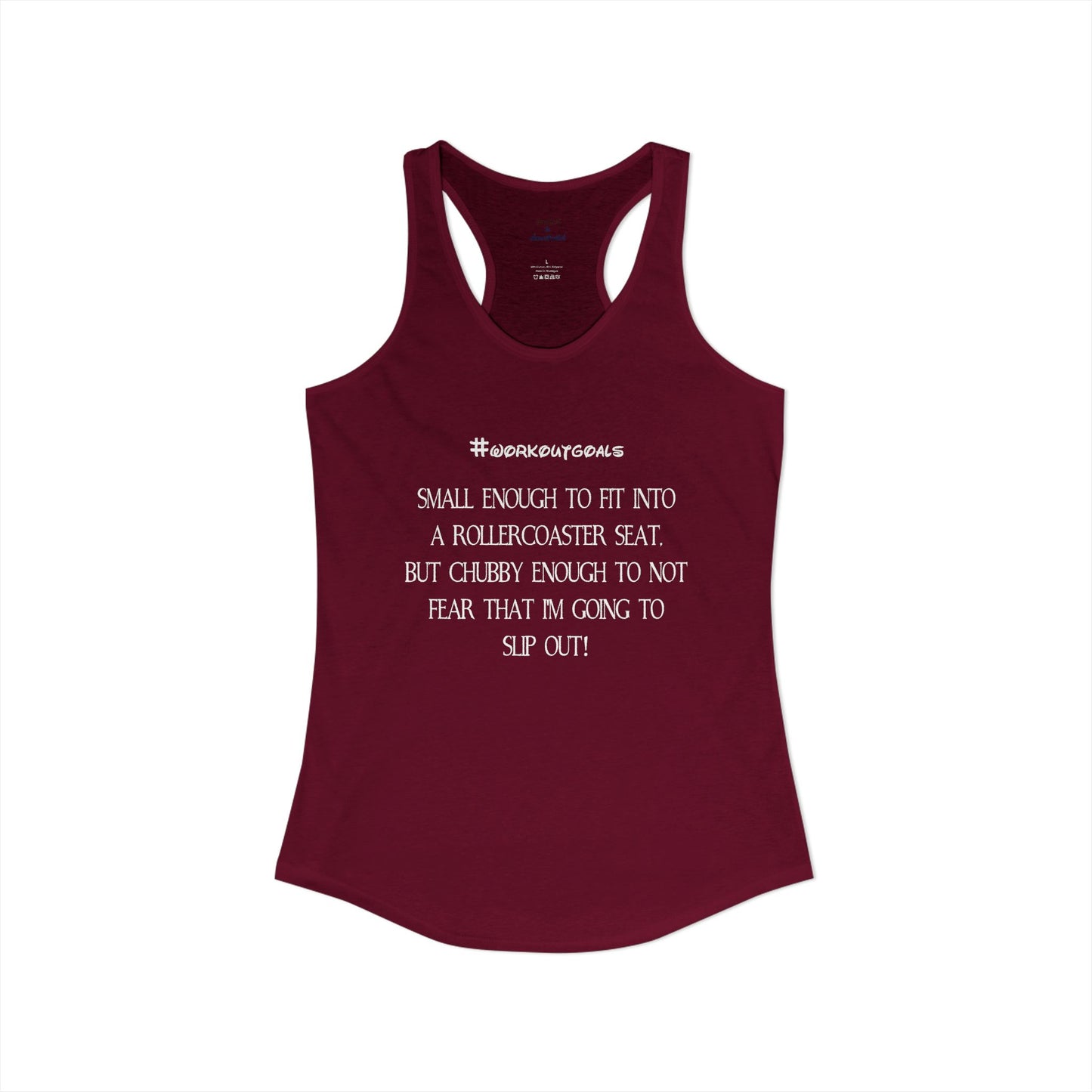 Workout Goals Racerback Tank