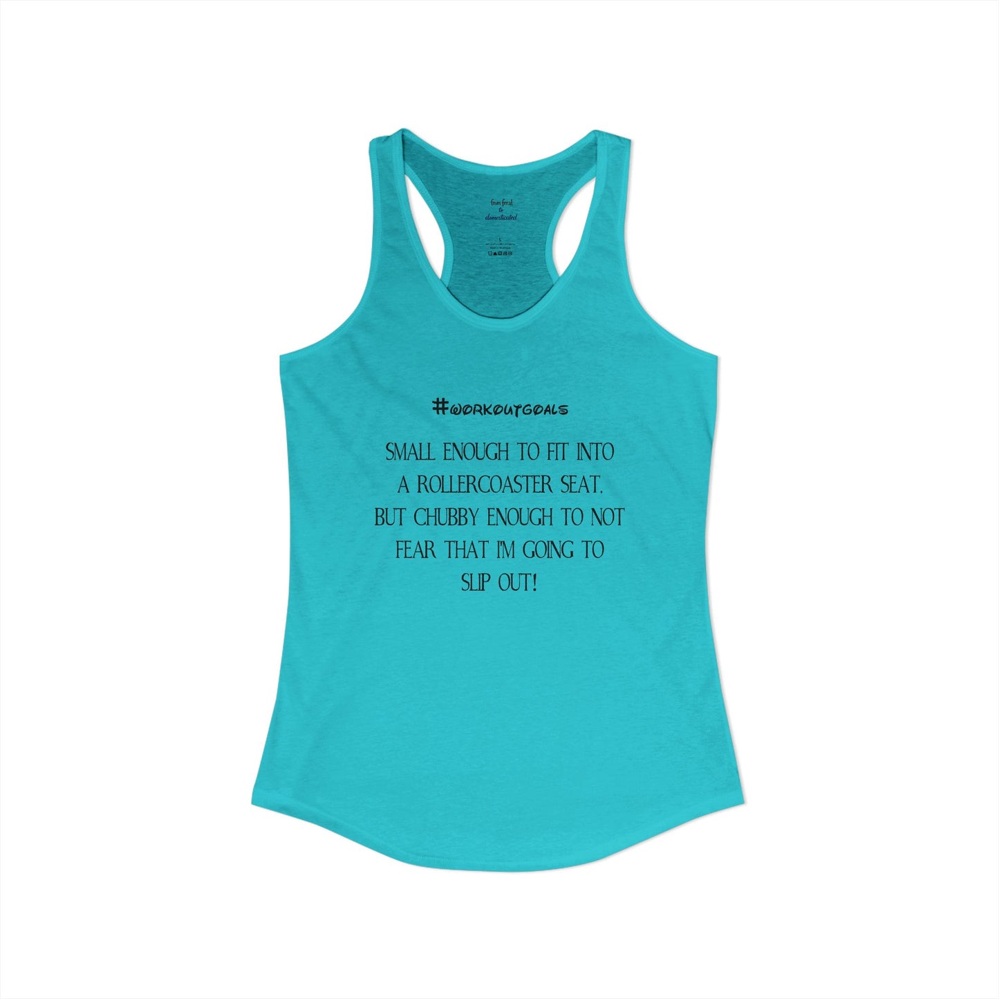 Workout Goals Racerback Tank