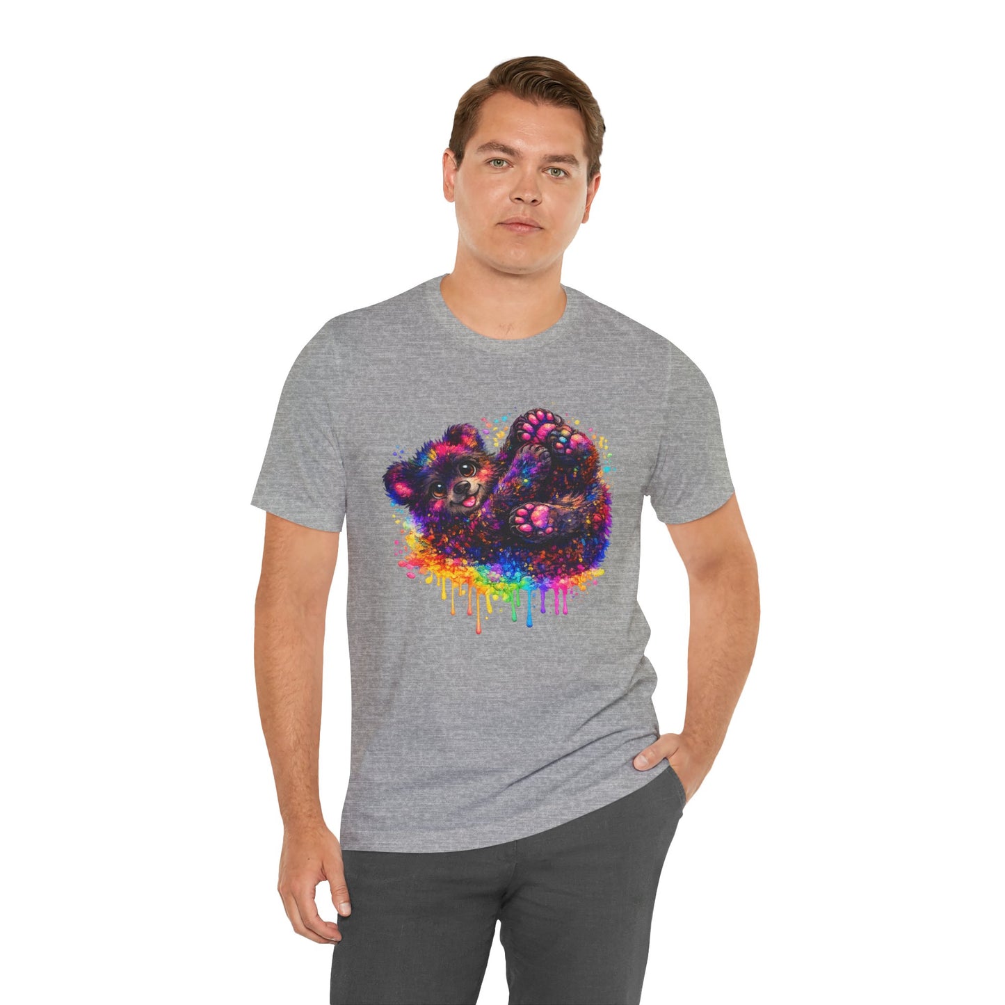 Watercolor Wildlife Bear Cub T-Shirt