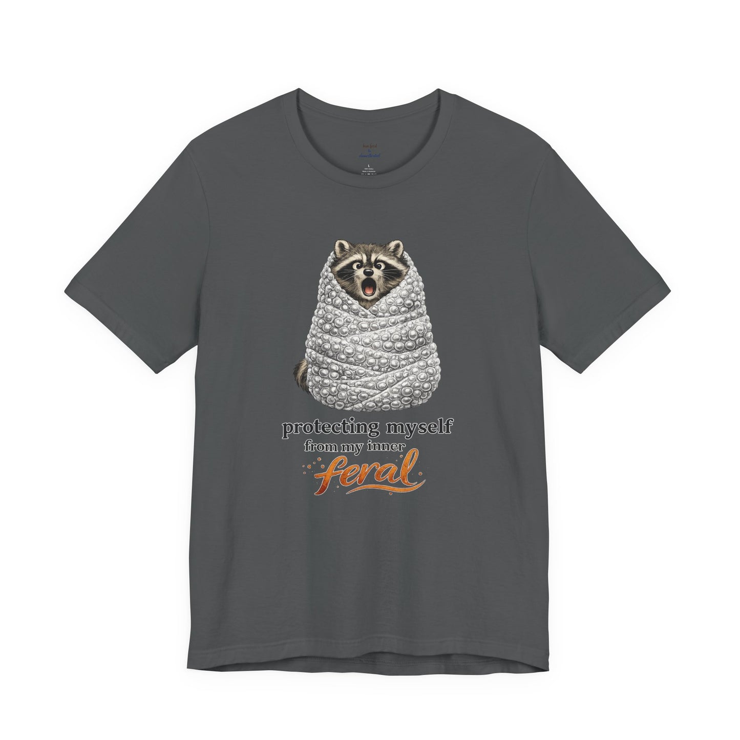 Bubble Wrapped Raccoon T-shirt