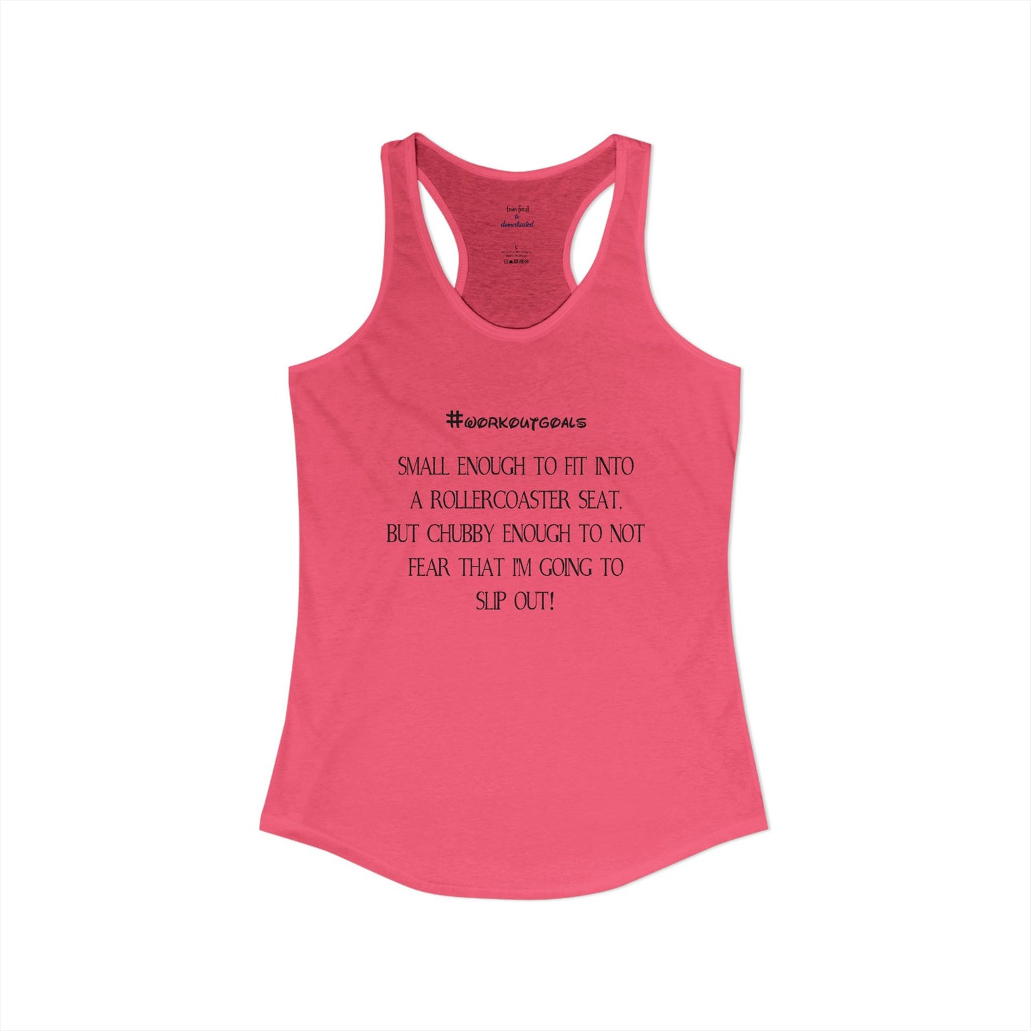 Workout Goals Racerback Tank