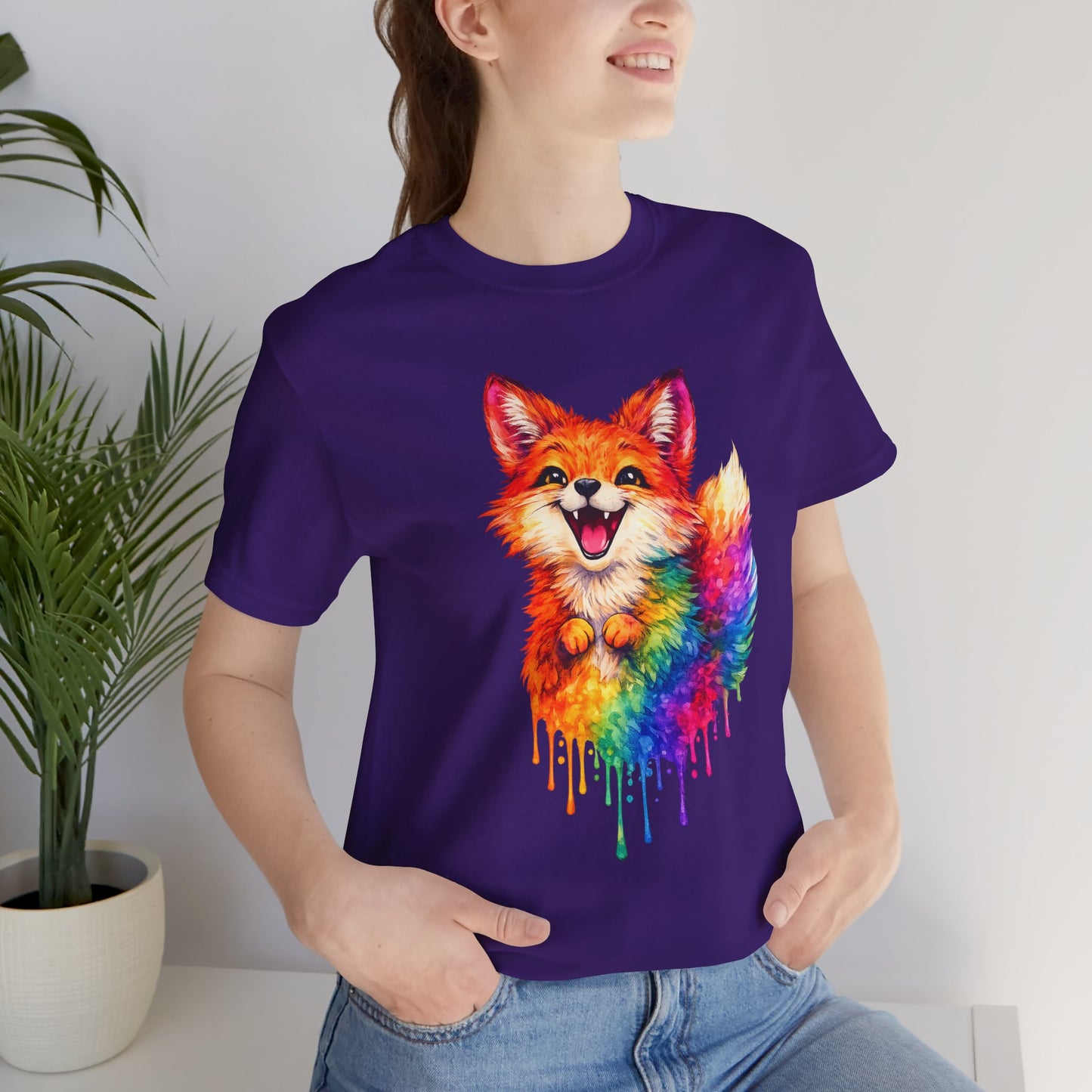 Watercolor Wildlife Fox T-Shirt