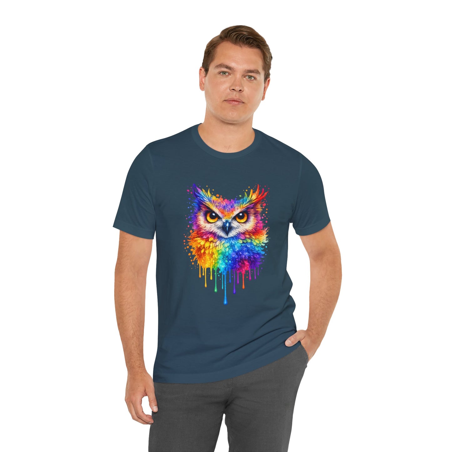 Watercolor Wildlife Owl T-Shirt