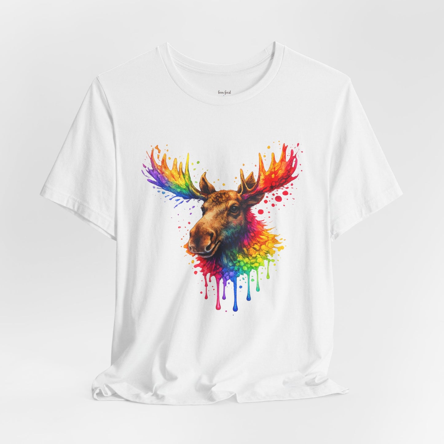 Watercolor Wildlife Moose T-Shirt