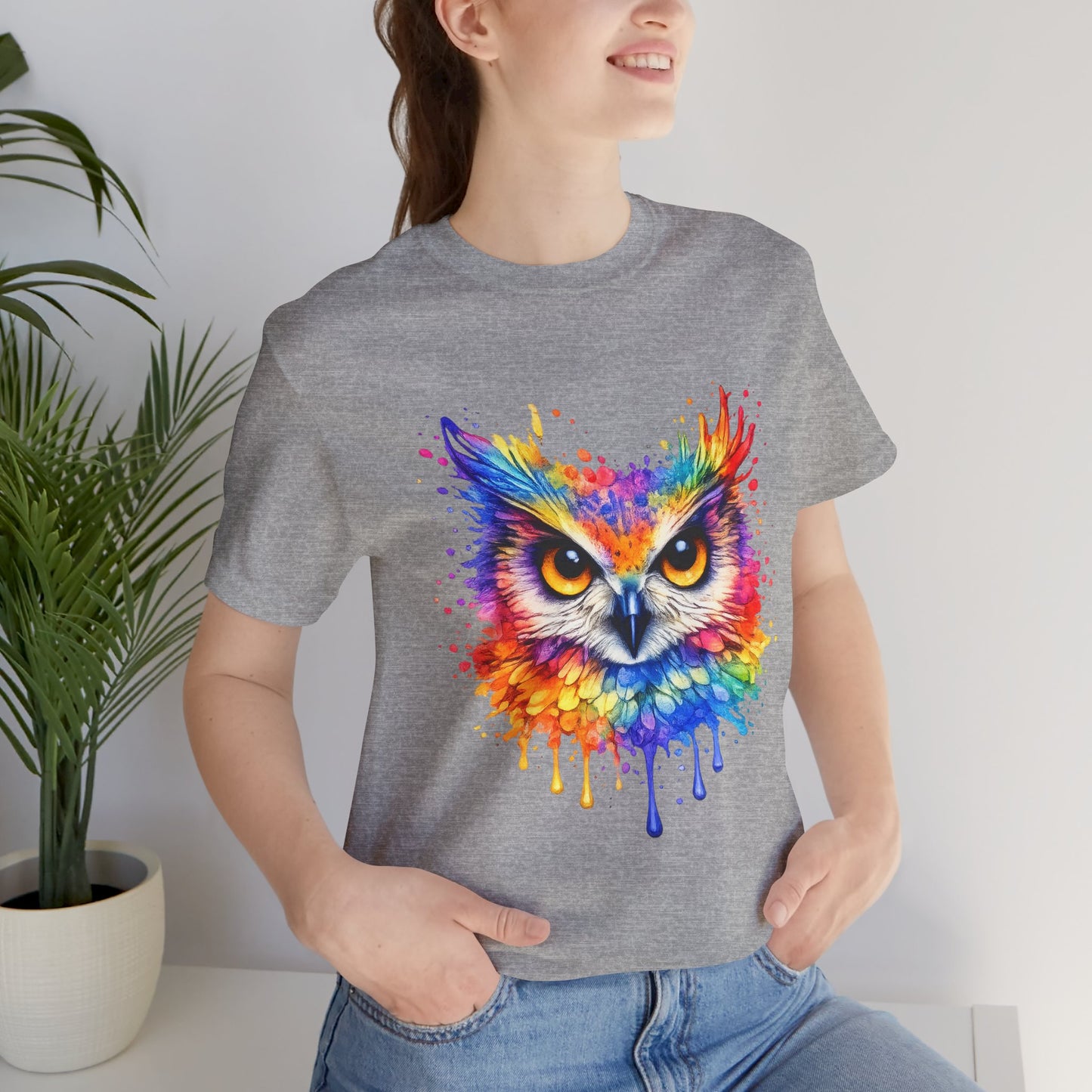 Watercolor Wildlife Owl T-Shirt