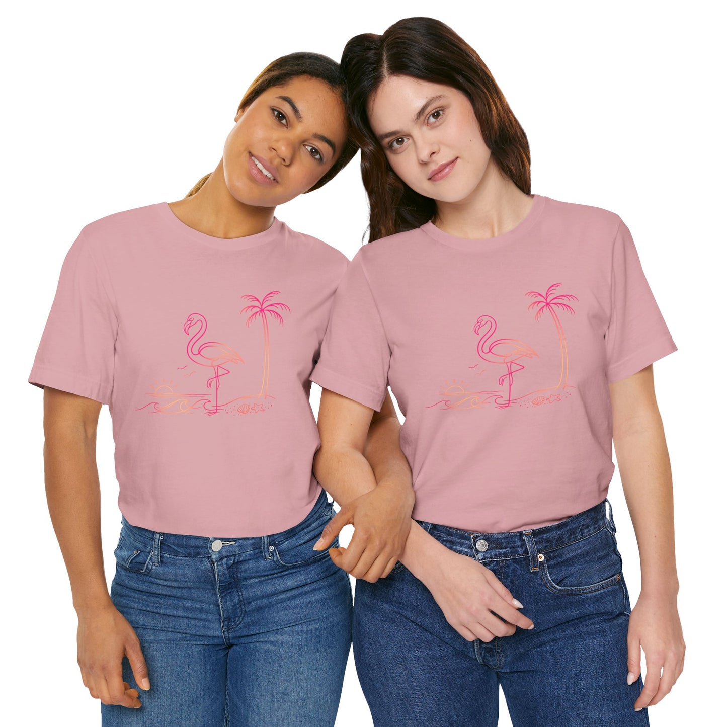 Flamingo Wild Lines T-Shirt