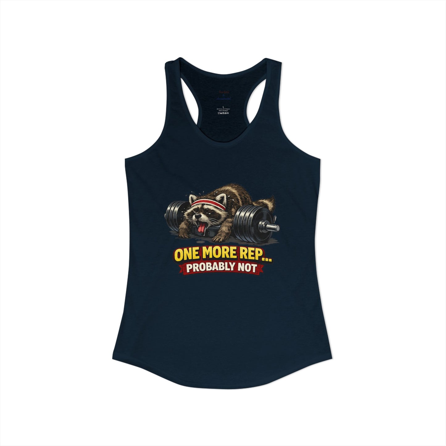 One More Rep Racerback Tank
