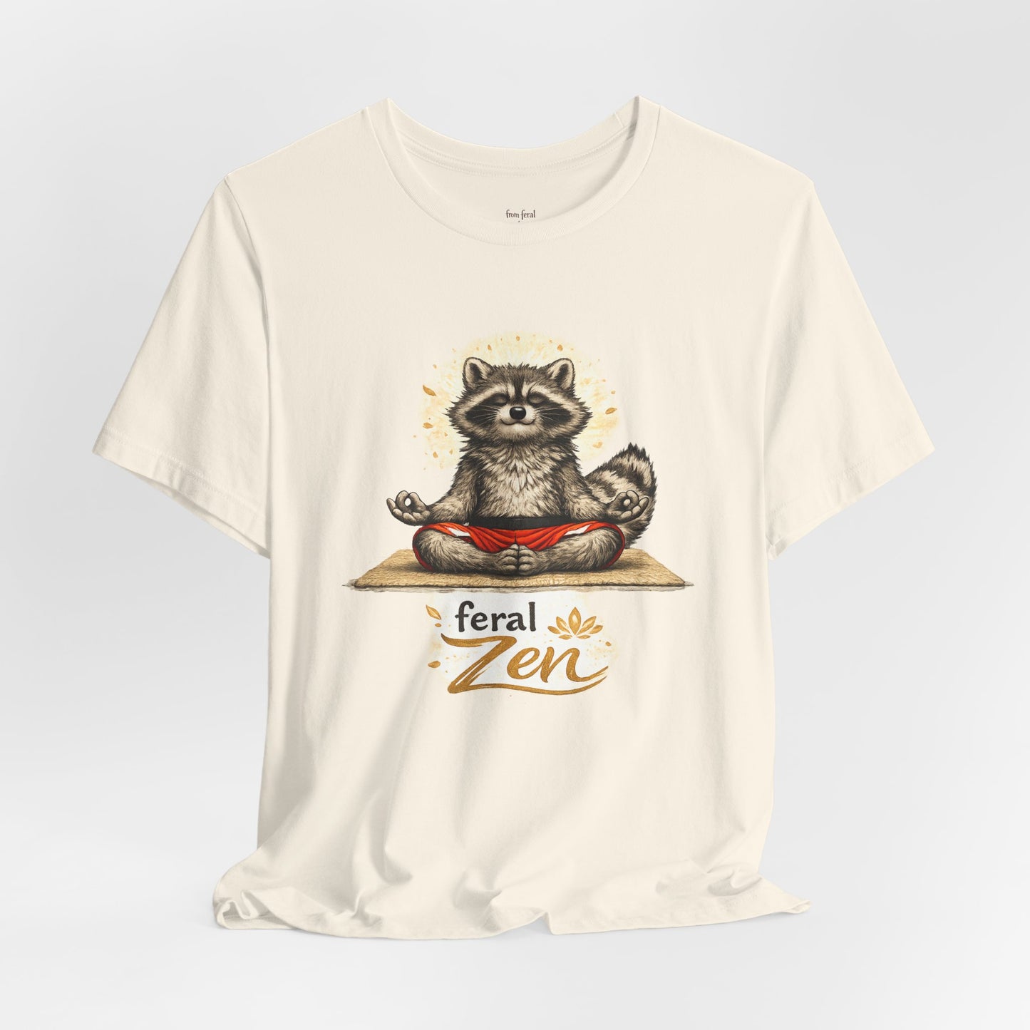 Feral Zen Raccoon T-shirt