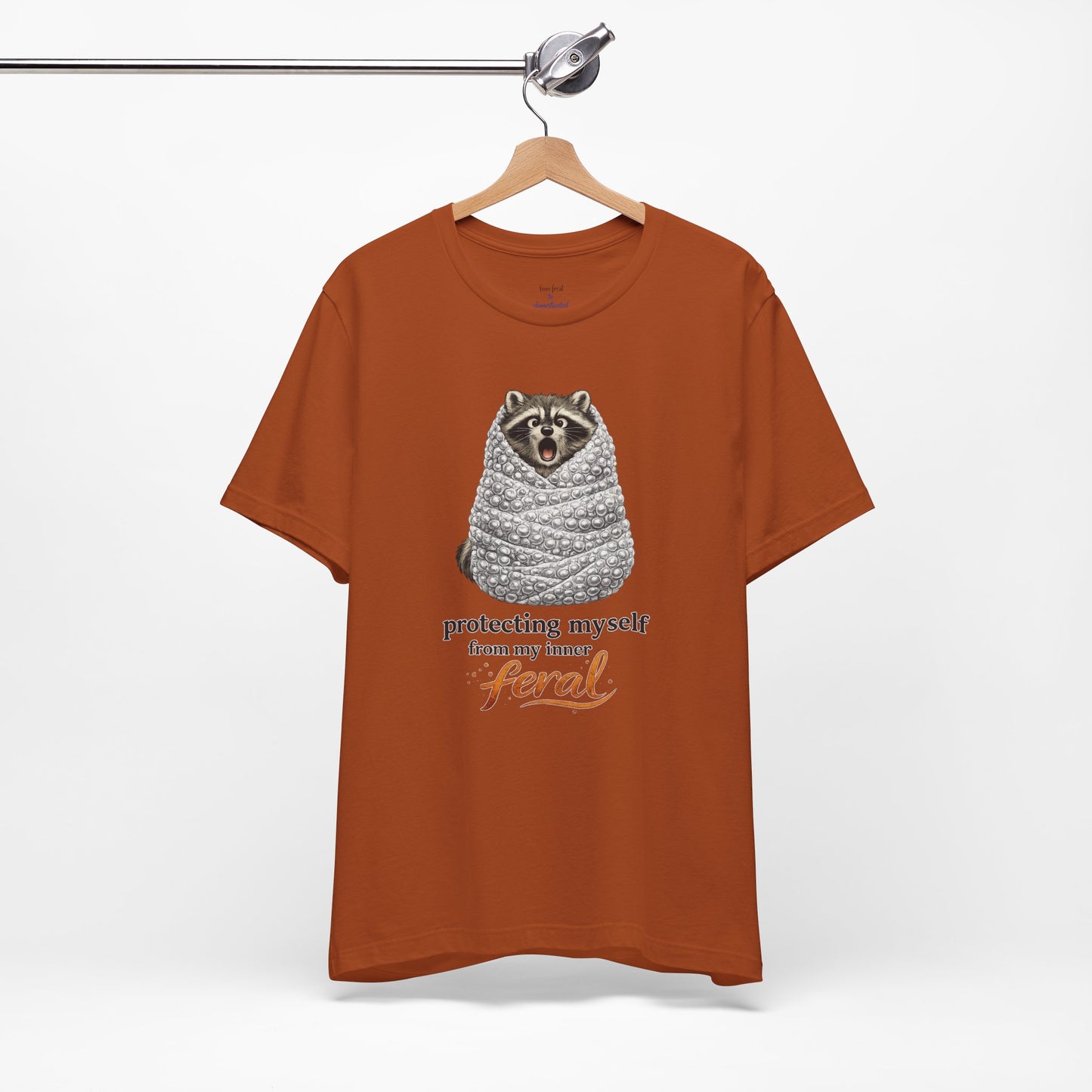 Bubble Wrapped Raccoon T-shirt
