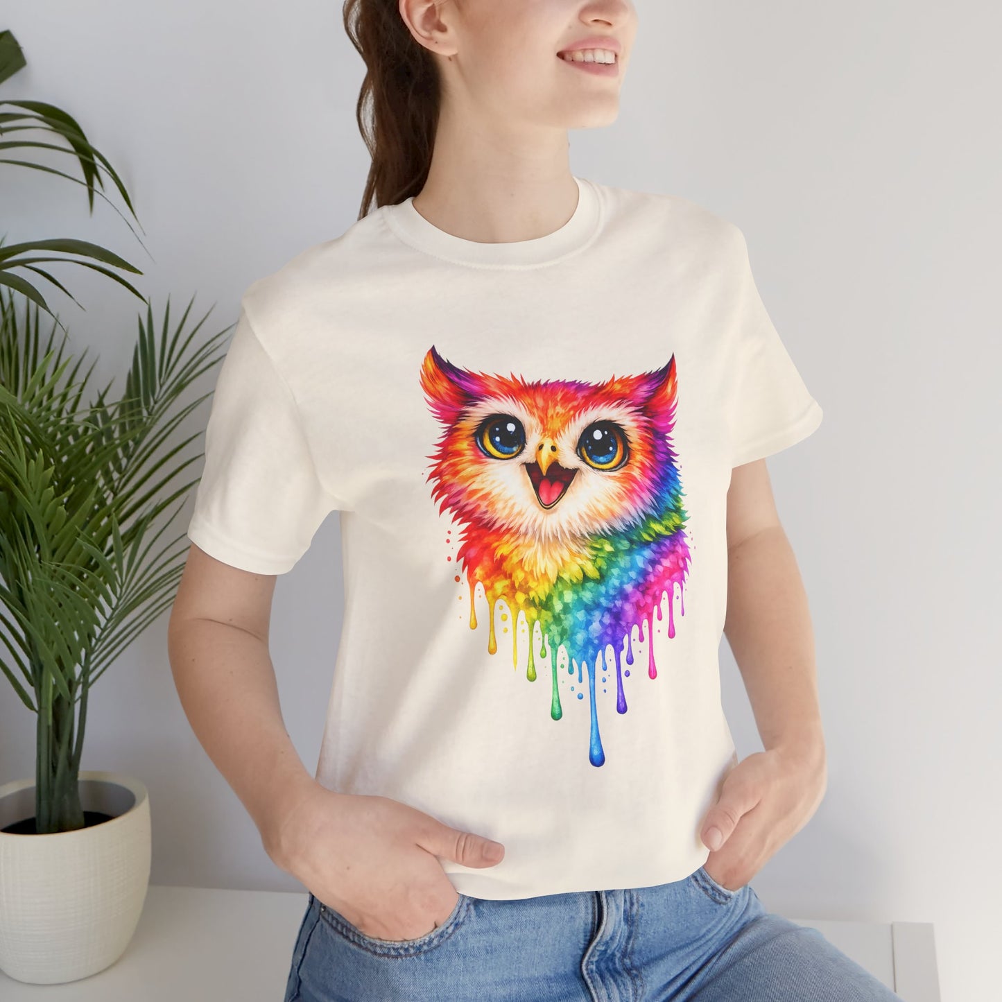 Watercolor Wildlife Owl T-Shirt