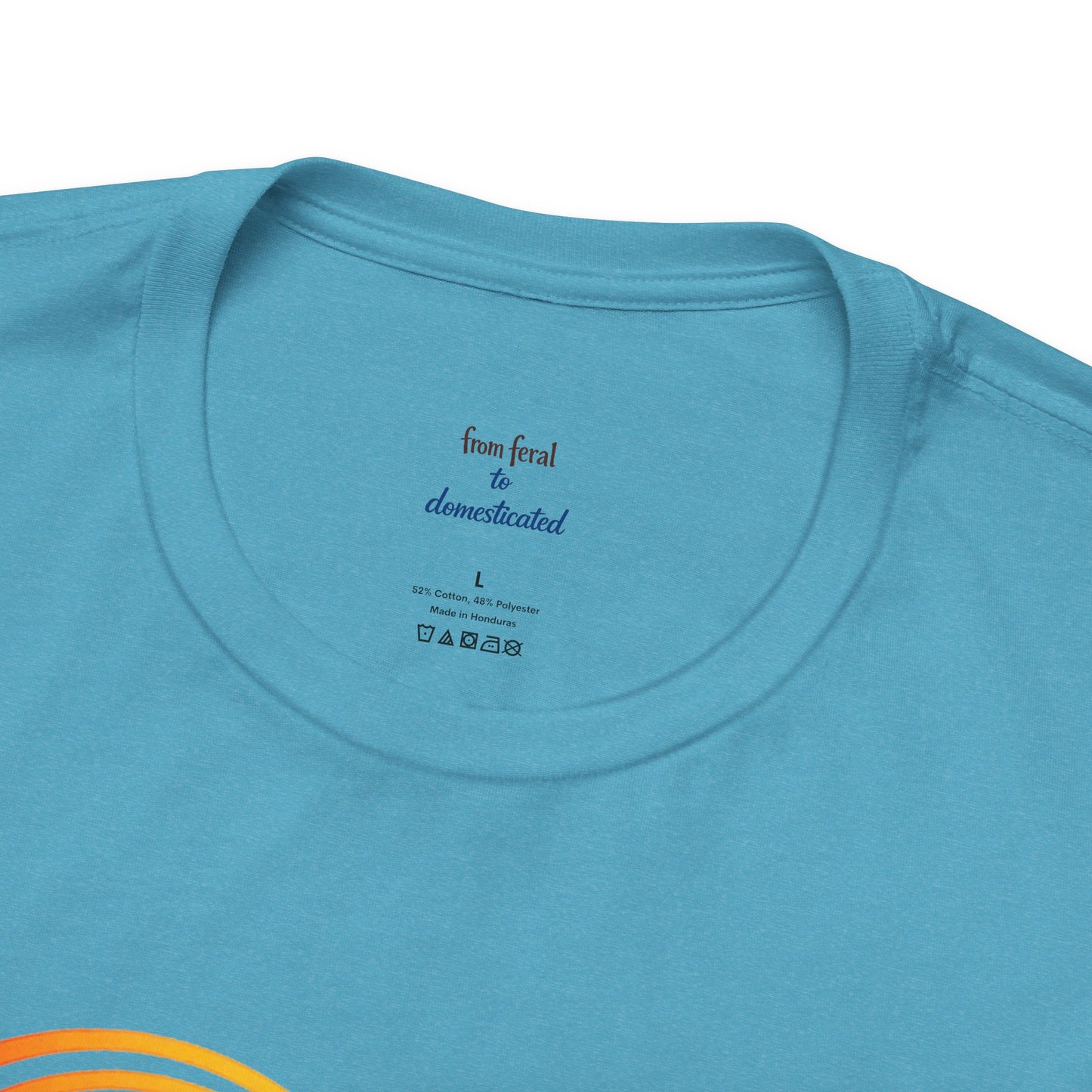 Heart/Paw Colorful Line-Work T-Shirt