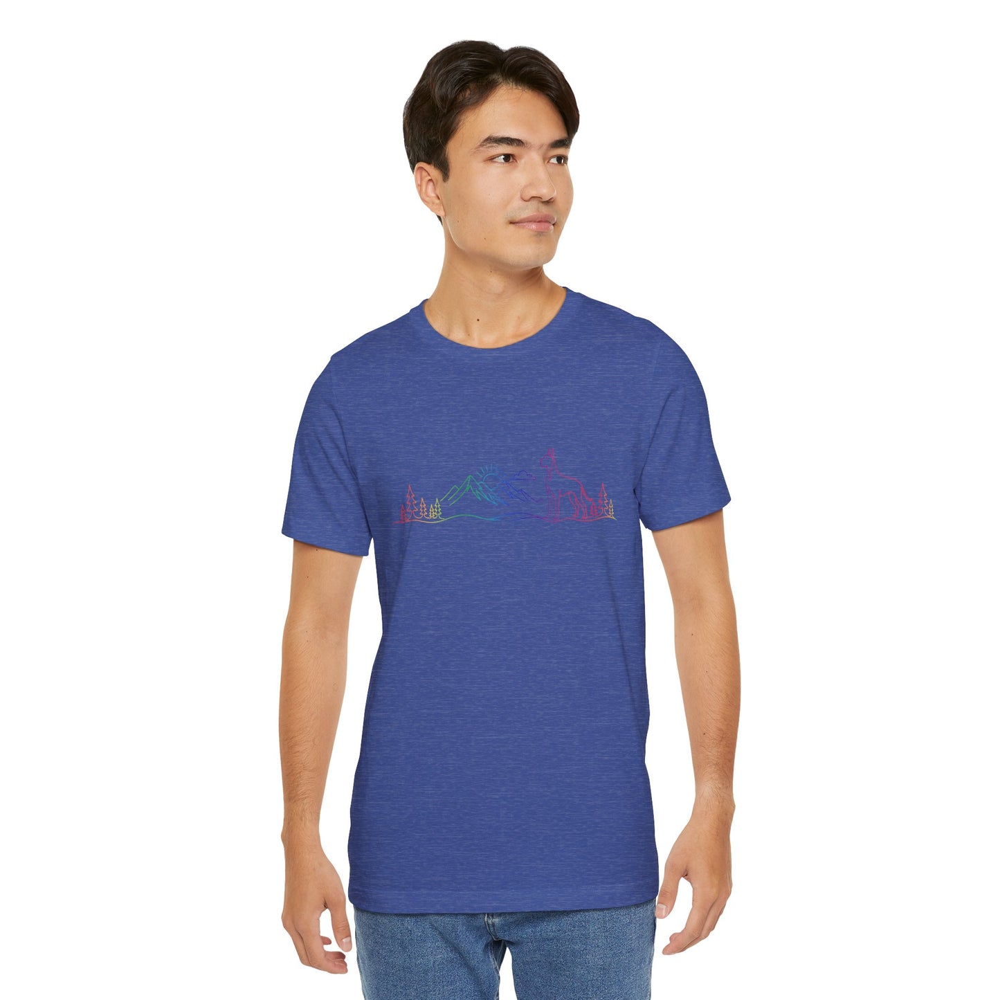 Cropped Great Dane Wild Lines T-Shirt