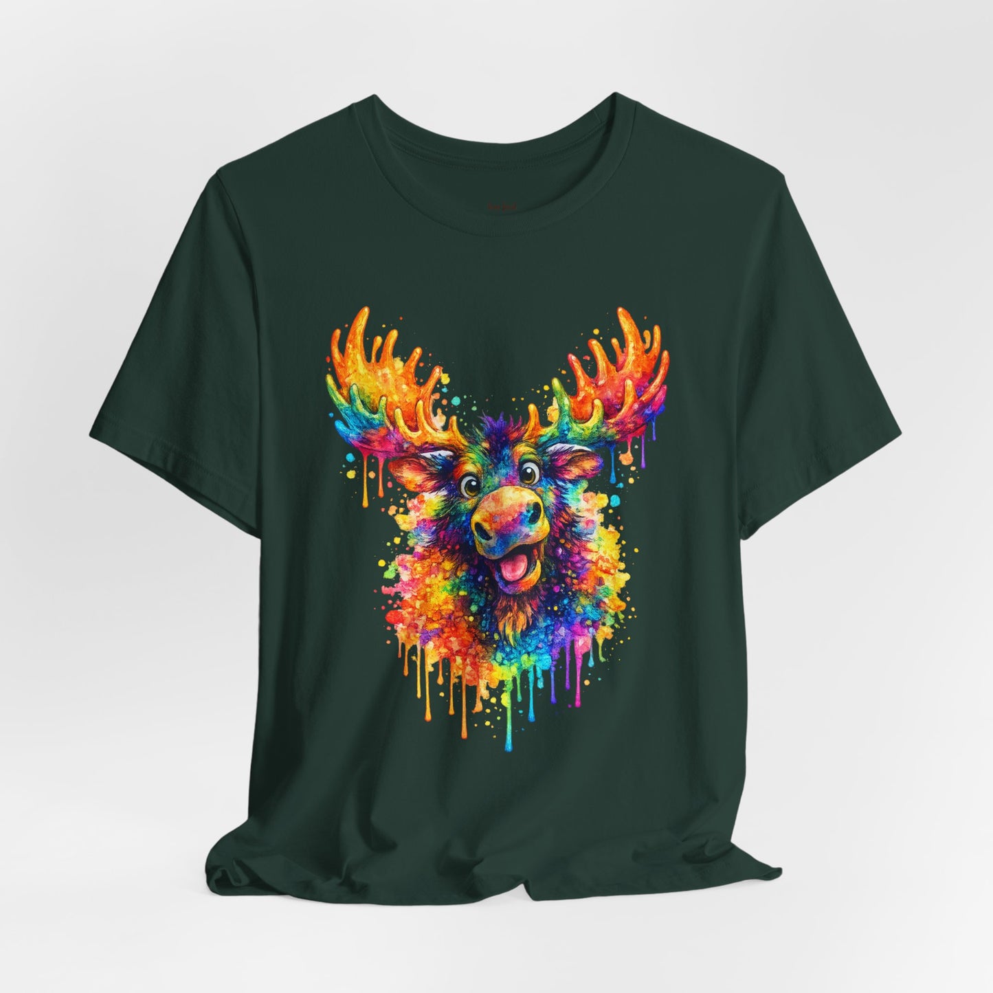 Watercolor Wildlife Moose T-Shirt