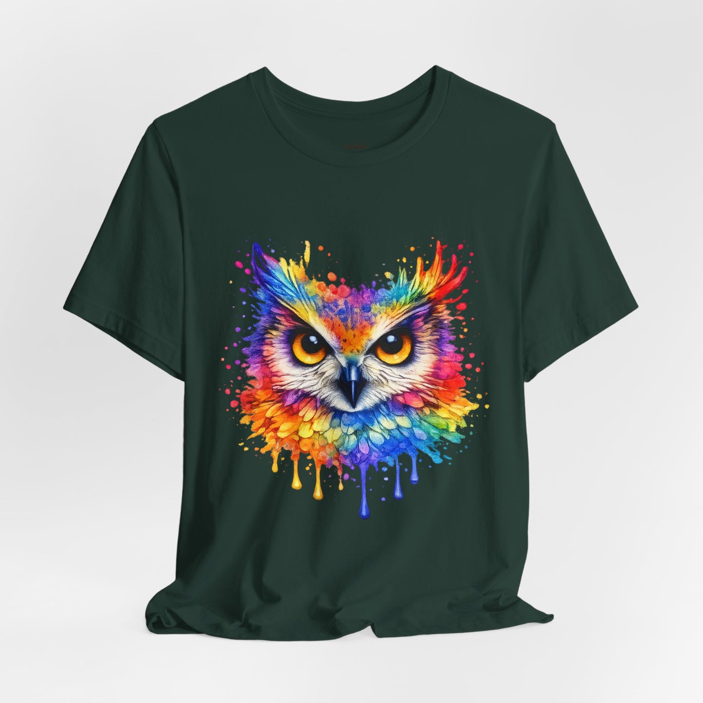 Watercolor Wildlife Owl T-Shirt