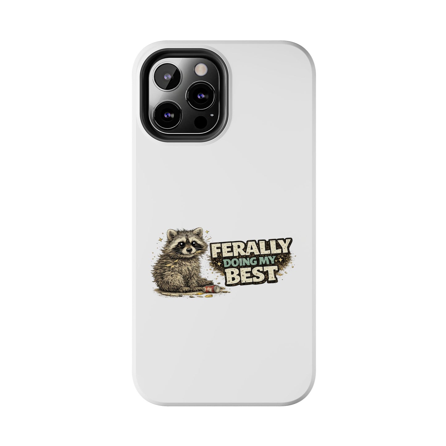 Ferally Raccoon Phone Case — Tough & Cute Protective Phone Cover