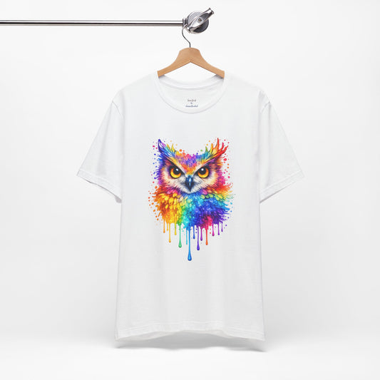 Watercolor Wildlife Owl T-Shirt