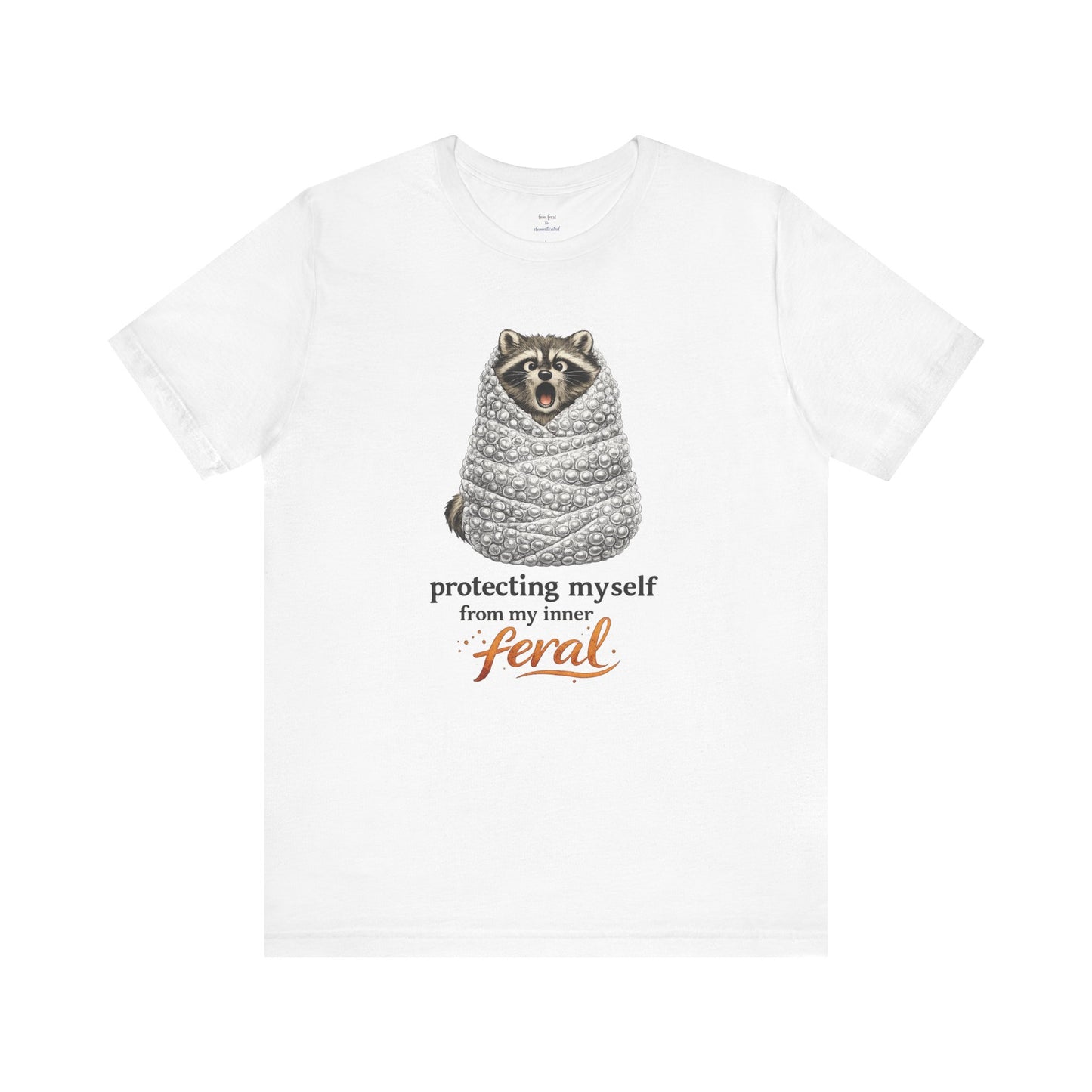 Bubble Wrapped Raccoon T-shirt