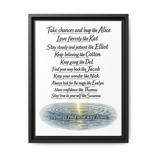 Find Your Way | Matte Canvas, Framed