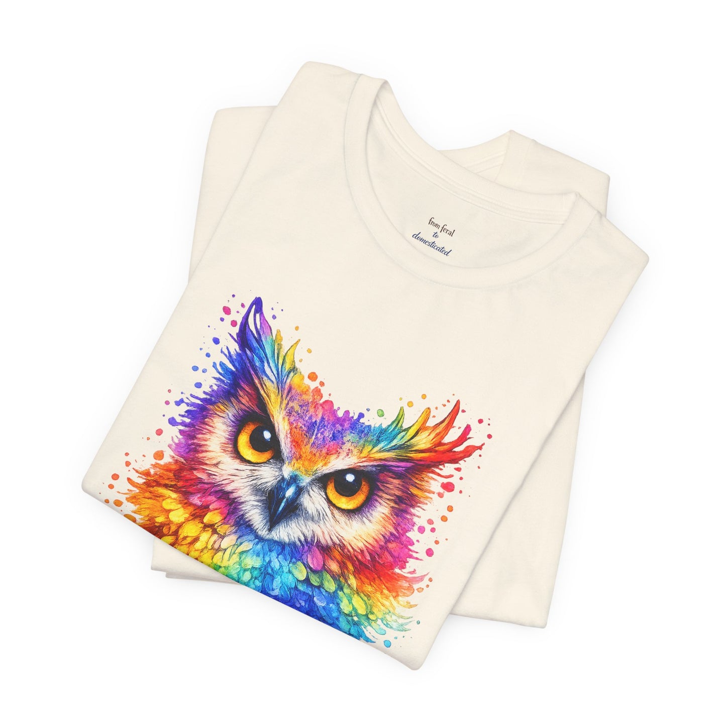 Watercolor Wildlife Owl T-Shirt