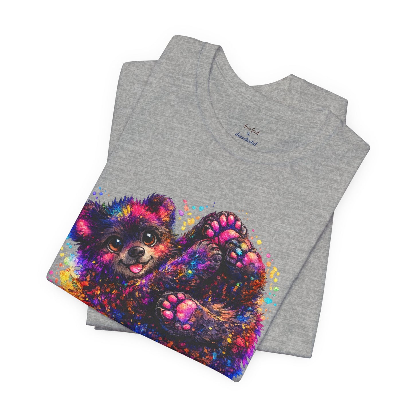 Watercolor Wildlife Bear Cub T-Shirt