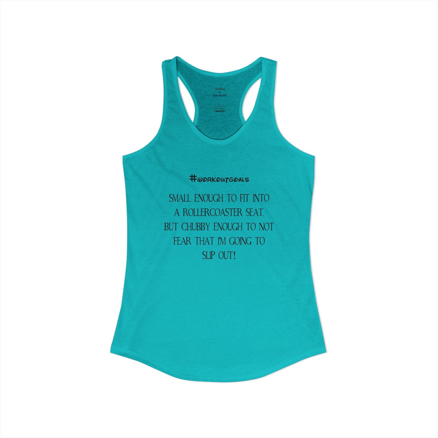 Workout Goals Racerback Tank