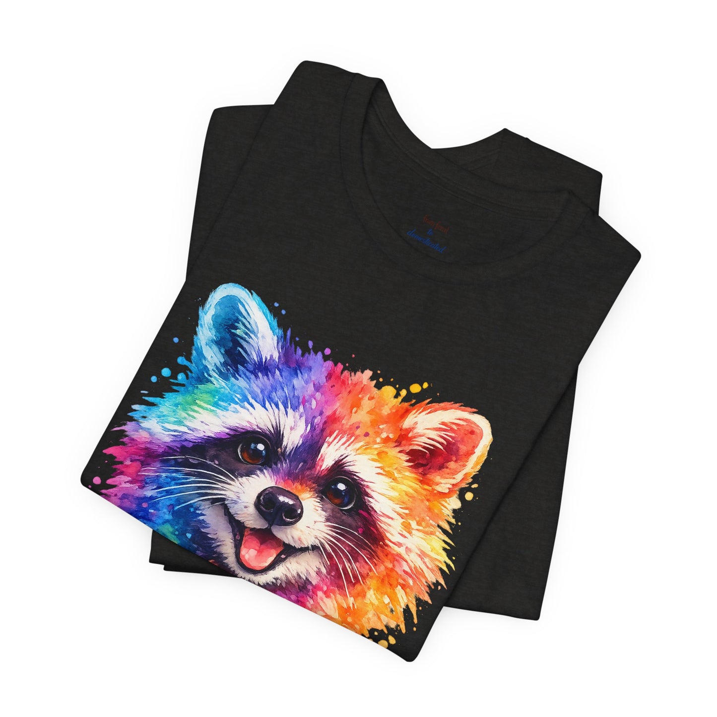 Watercolor Wildlife Raccoon T-Shirt
