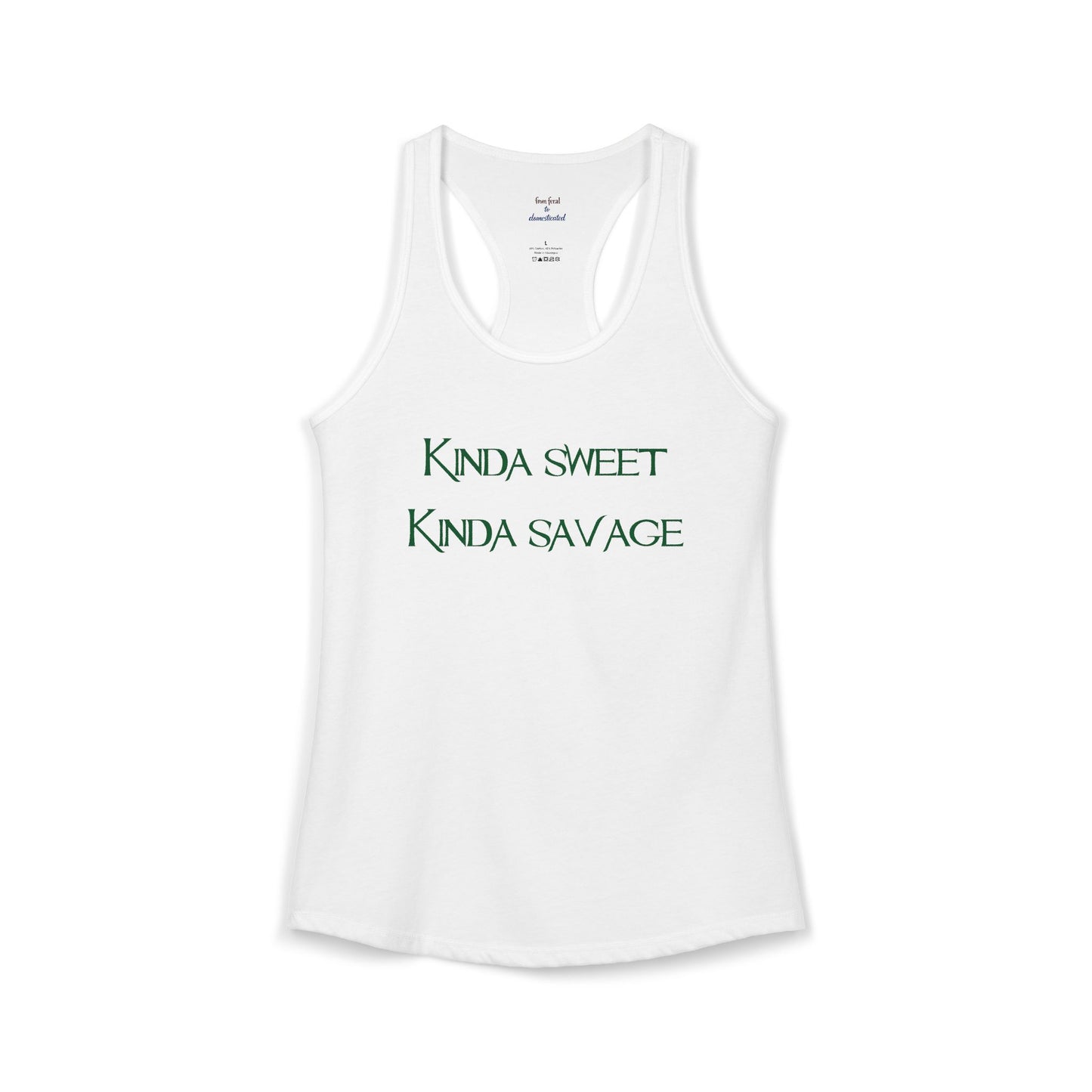 Kinda Both Racerback Tank