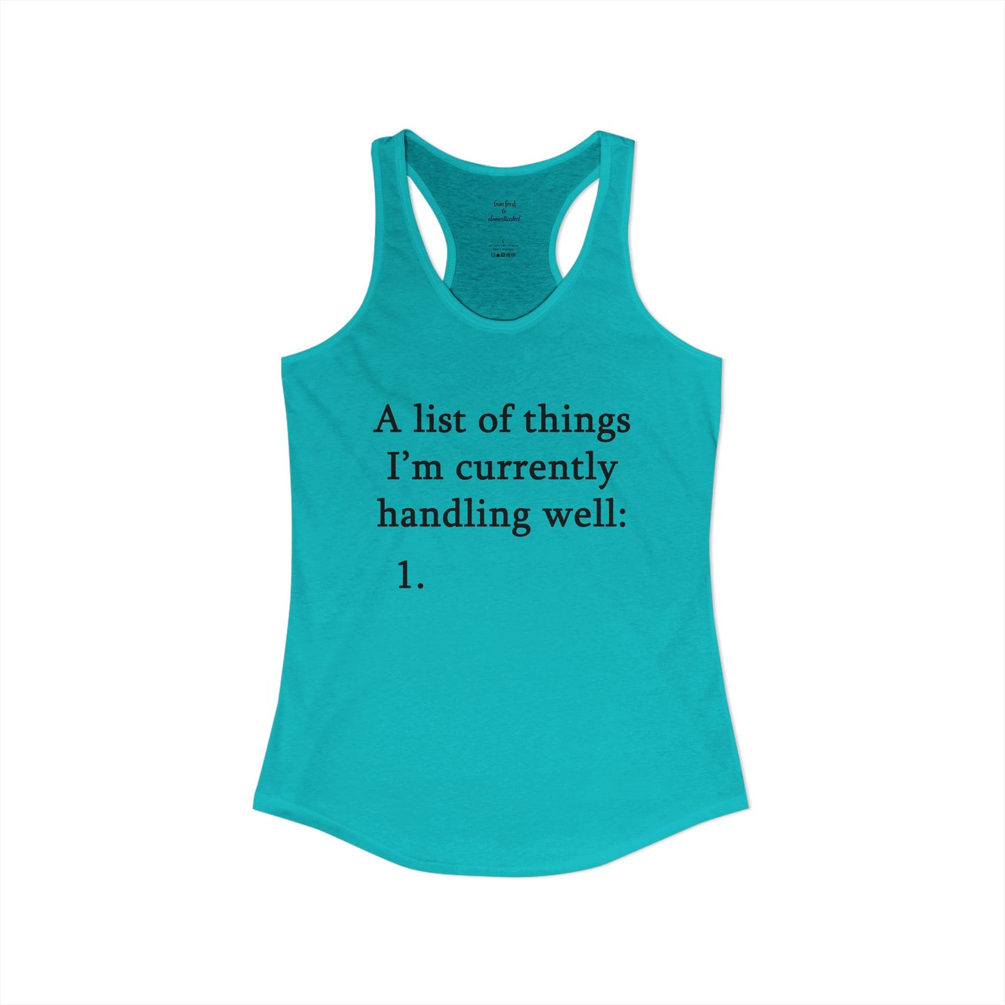 A List Racerback Tank