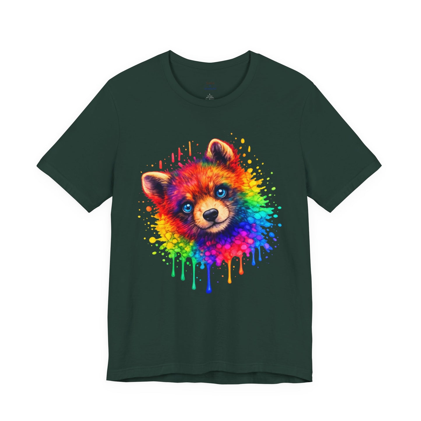 Watercolor Wildlife Bear Cub T-Shirt