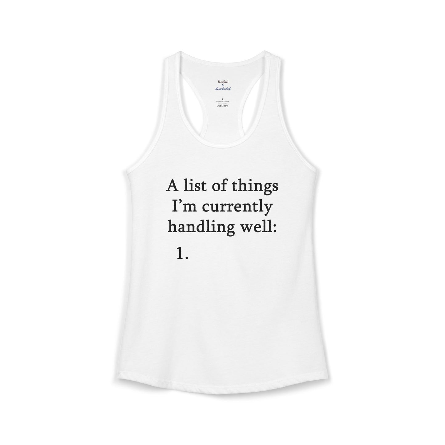 A List Racerback Tank