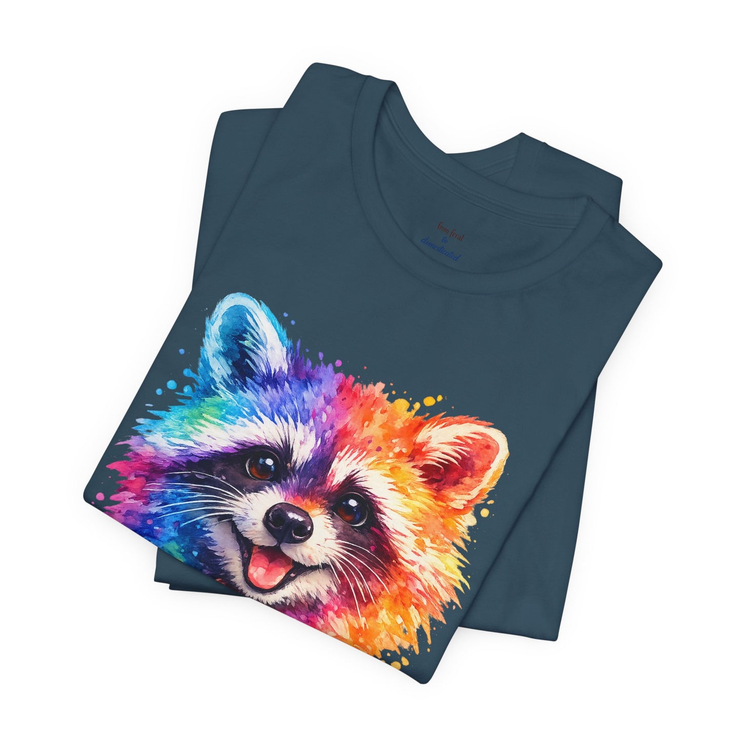 Watercolor Wildlife Raccoon T-Shirt