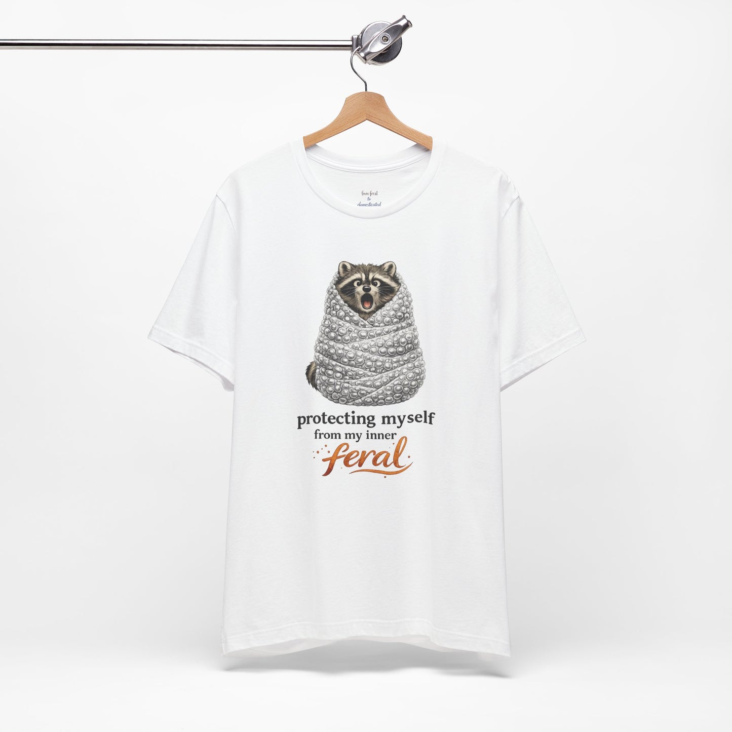 Bubble Wrapped Raccoon T-shirt