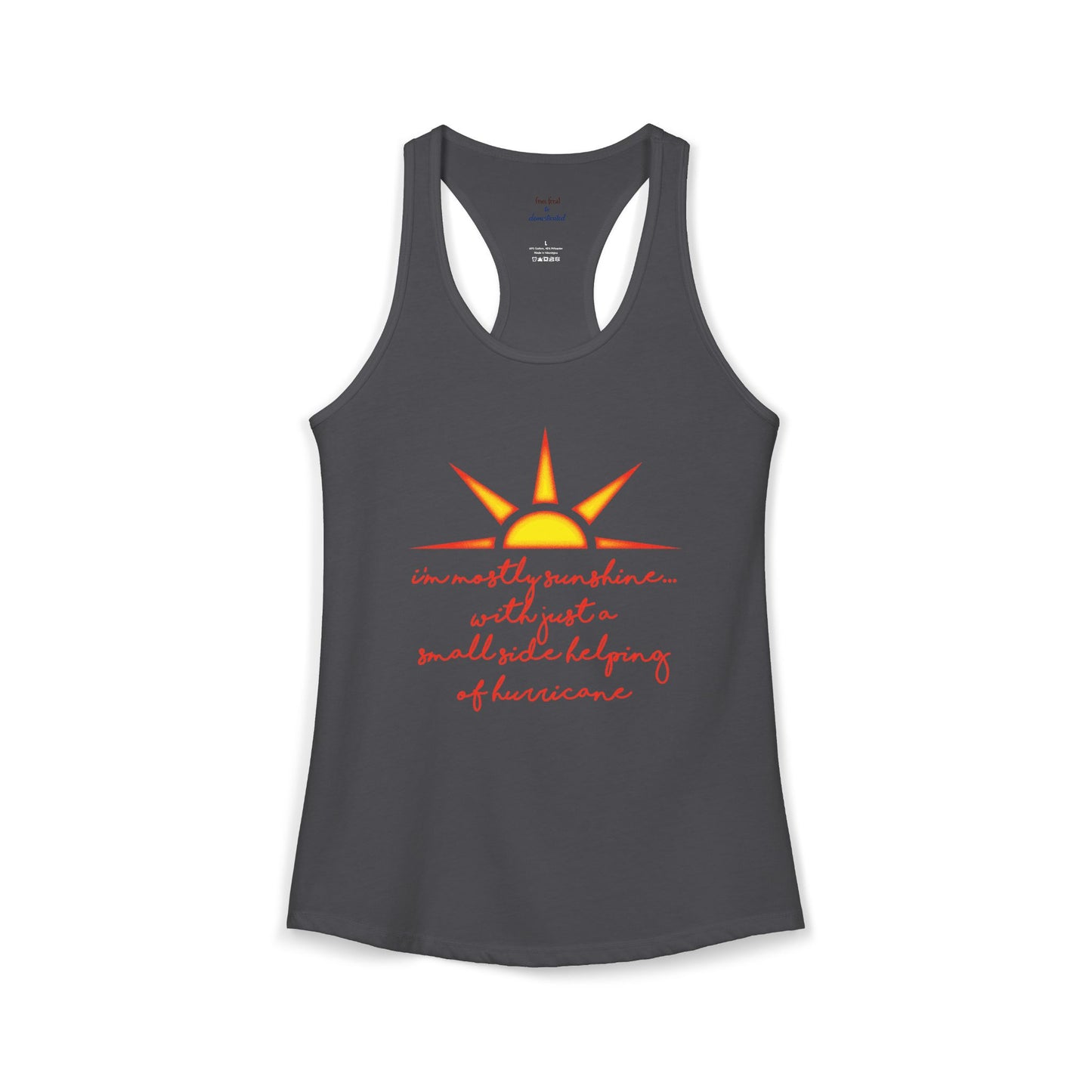 Sunshine and Hurricane Racerback Tank