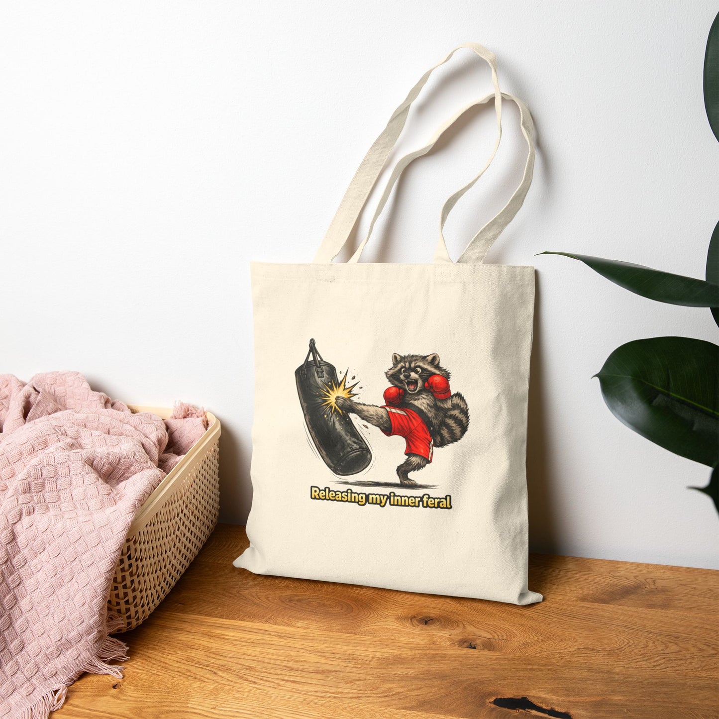 Inner Feral Canvas Tote Bag