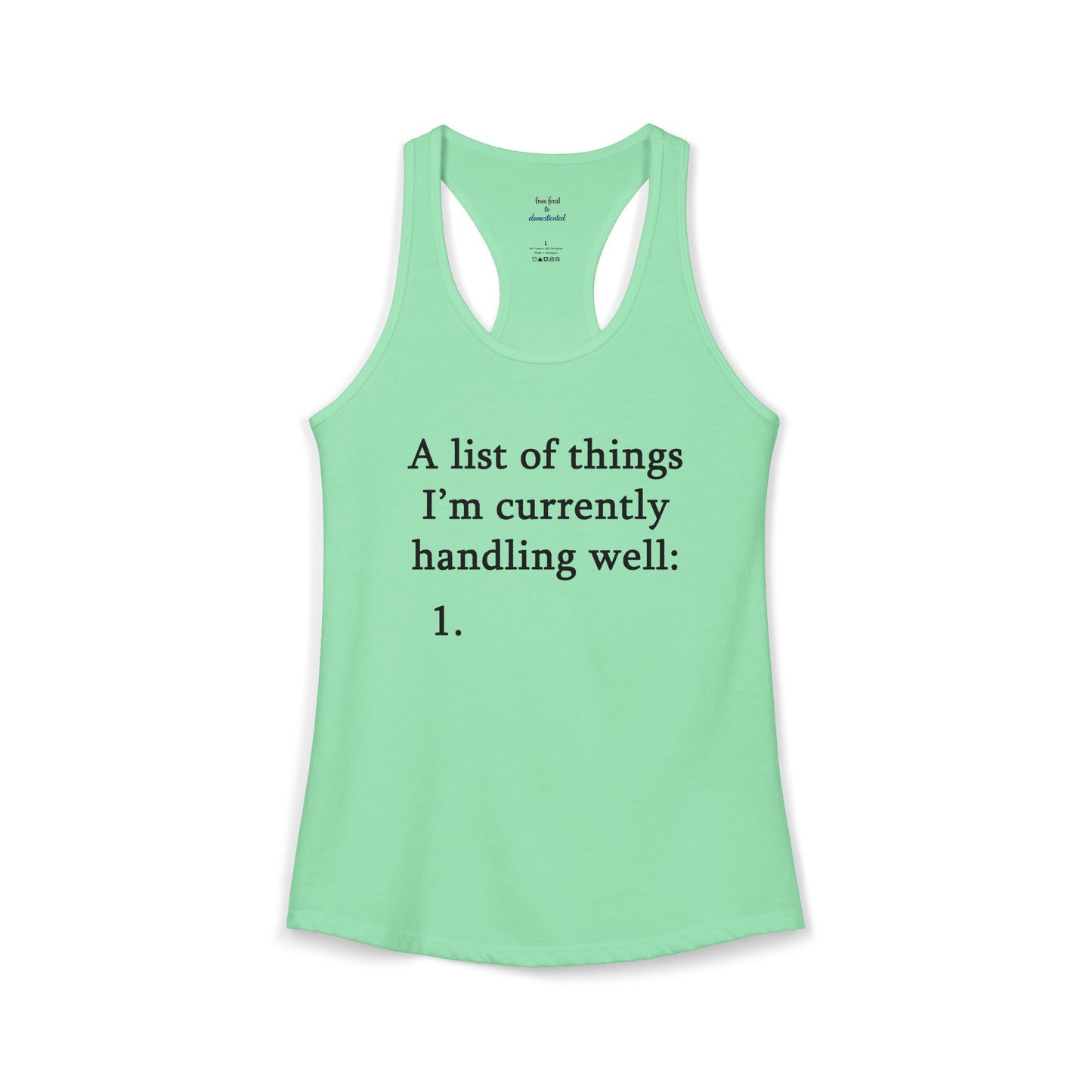 A List Racerback Tank