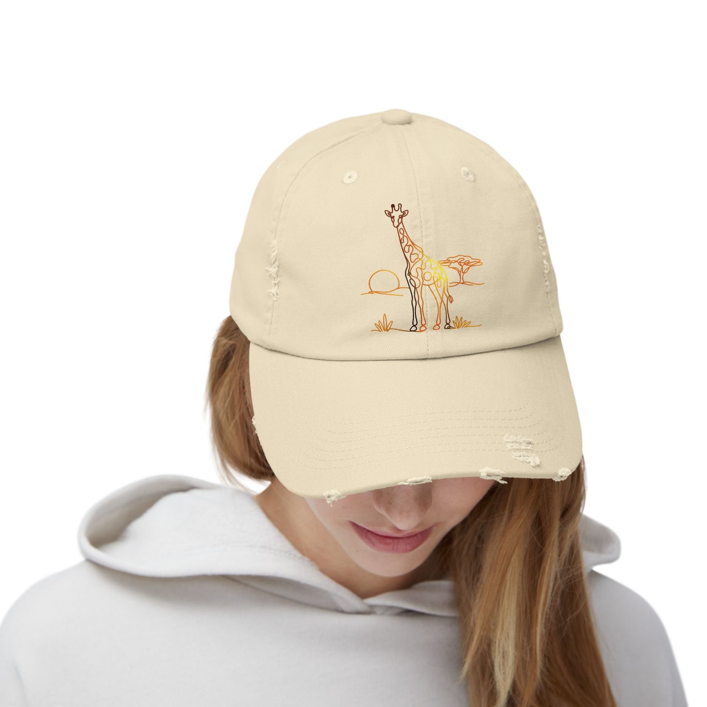 Safari Giraffe | Distressed Cap