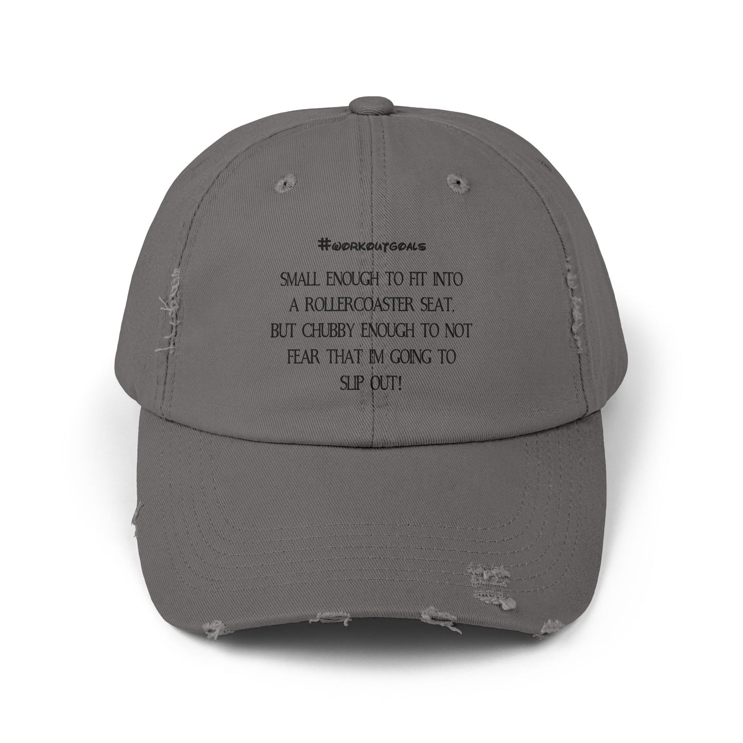 "Workout Goals" Distressed Cap —  Funny Truth Hat