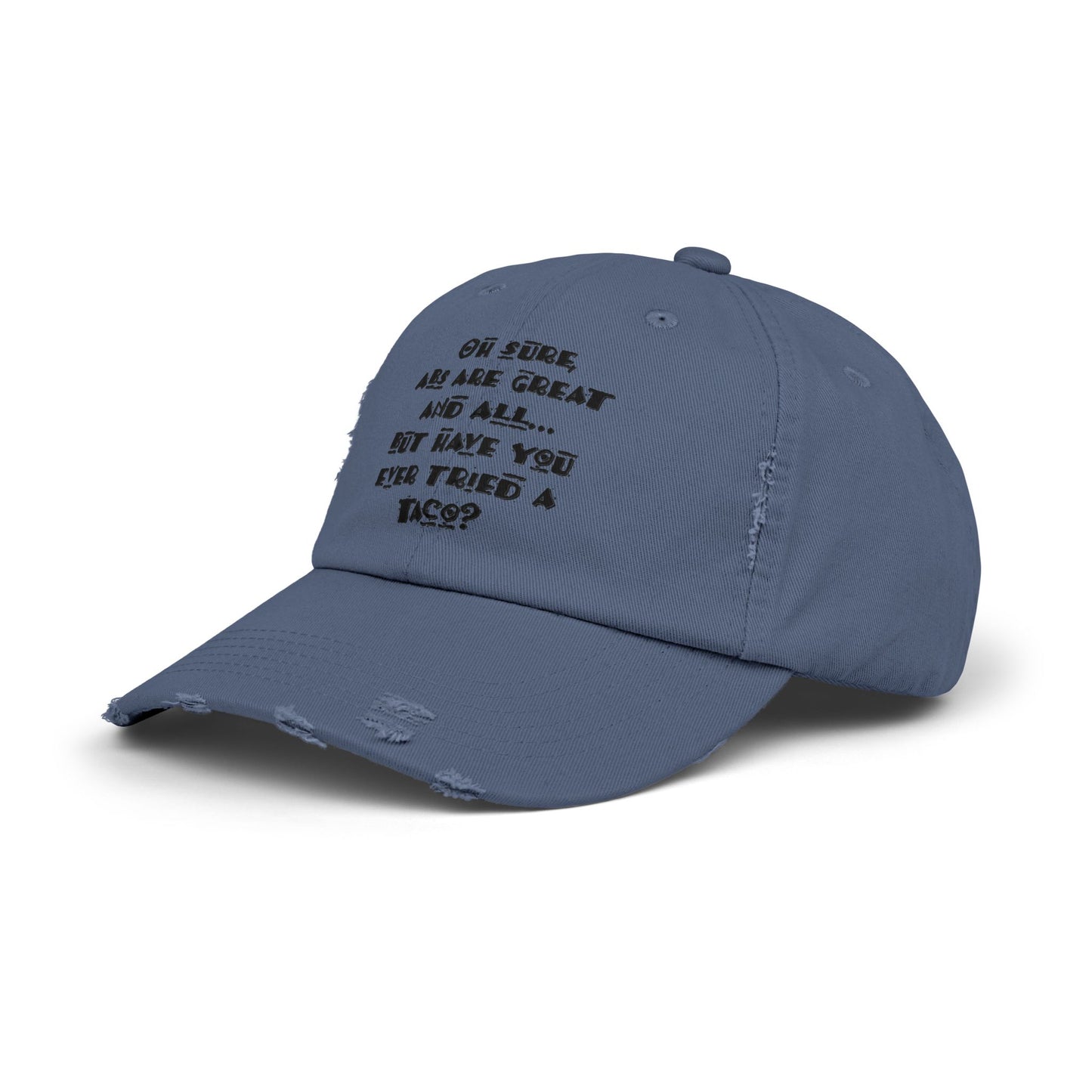 "Tacos" Distressed Cap —  Funny Truth Hat