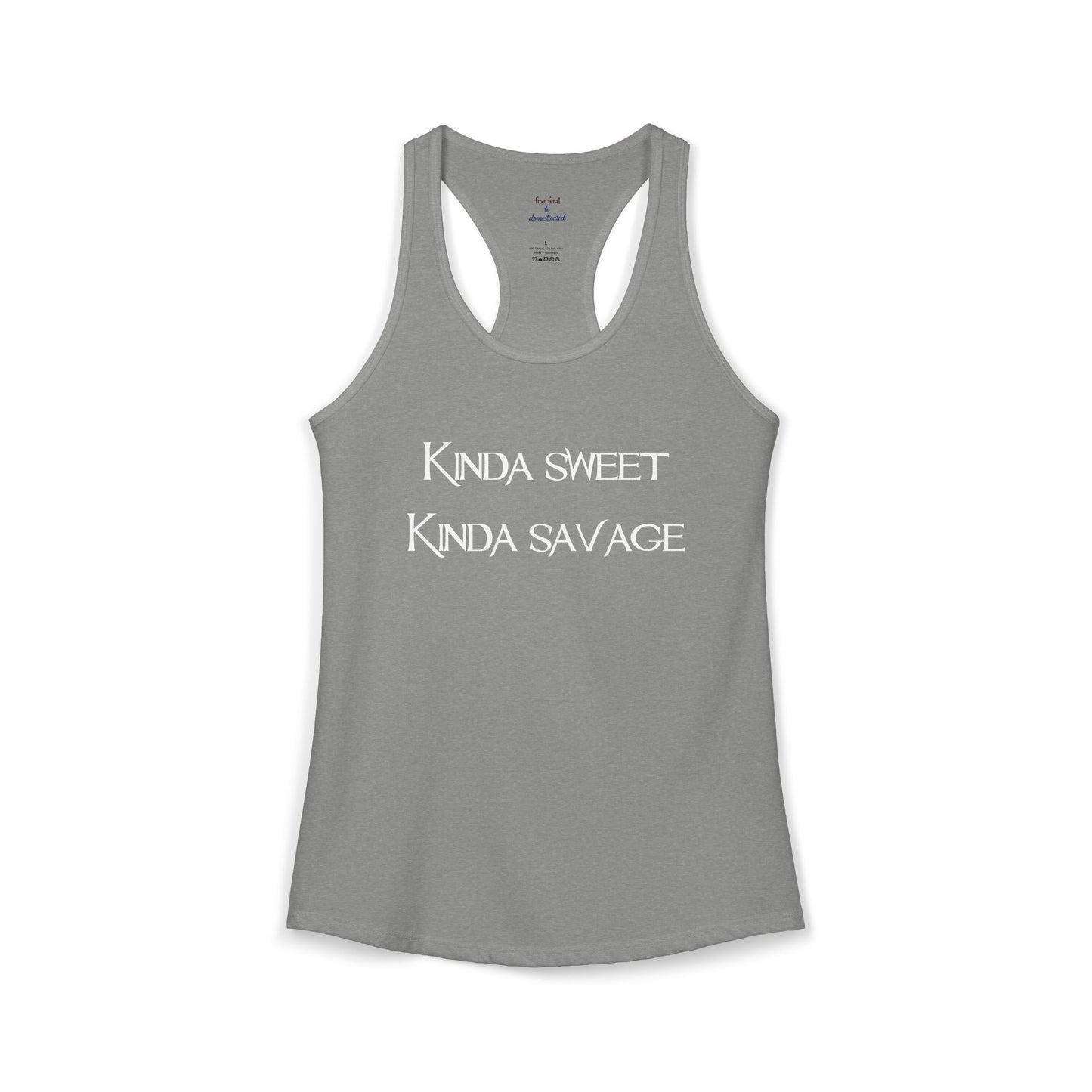 Kinda Both Racerback Tank