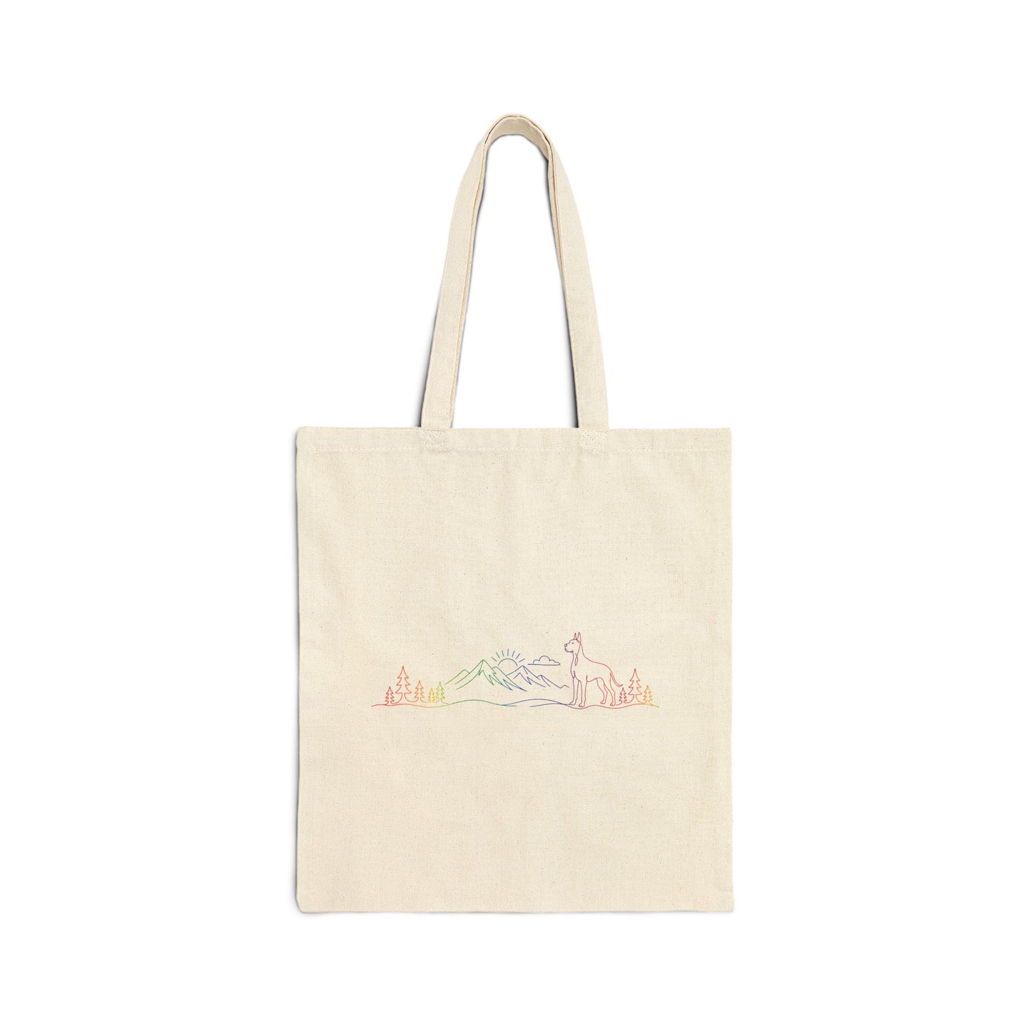 Great Dane, cropped ears Tote Bag
